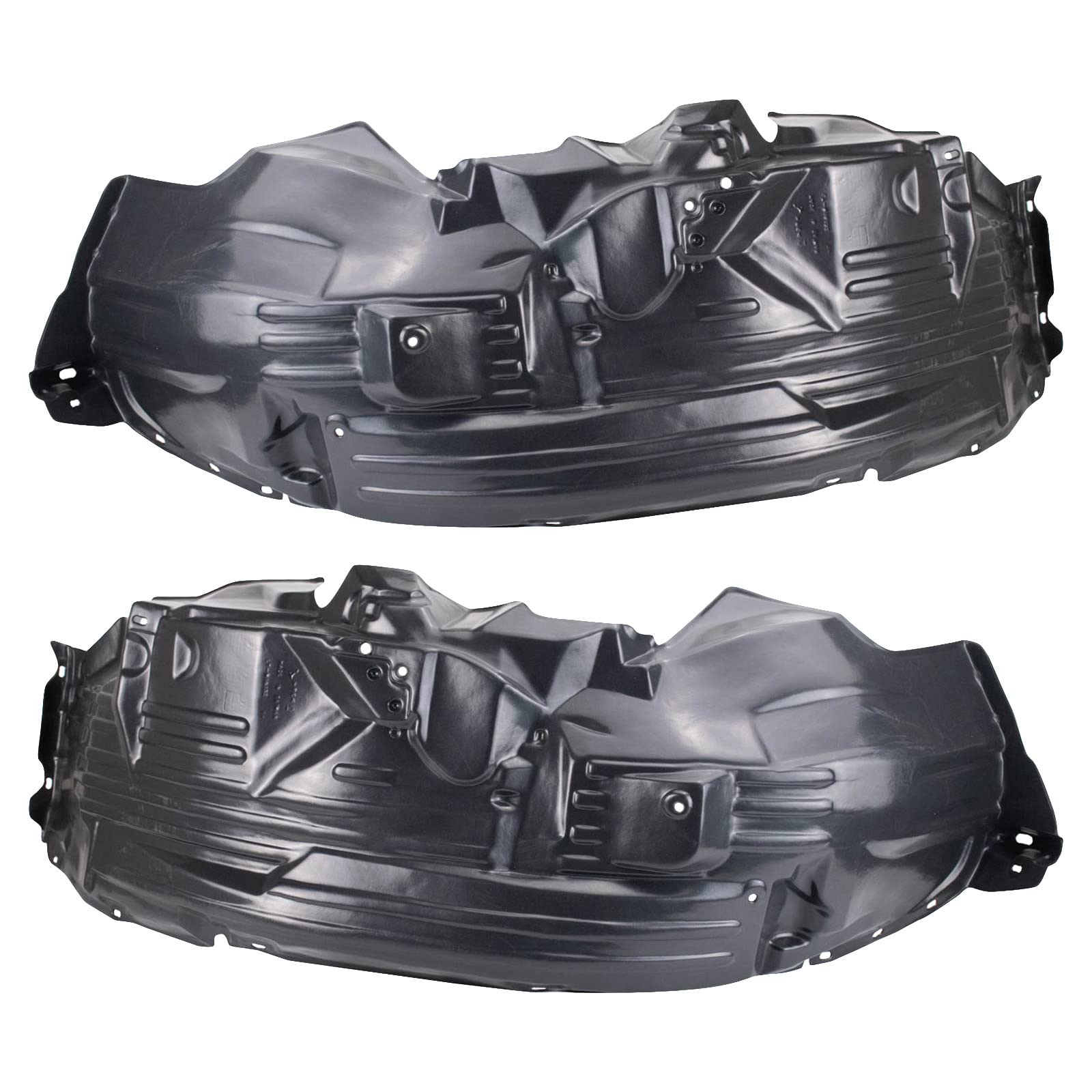 Trq Inner Fender Liner Set Compatible With 2005-2015 Nissan Xterra Ni1248113 Ni1251132