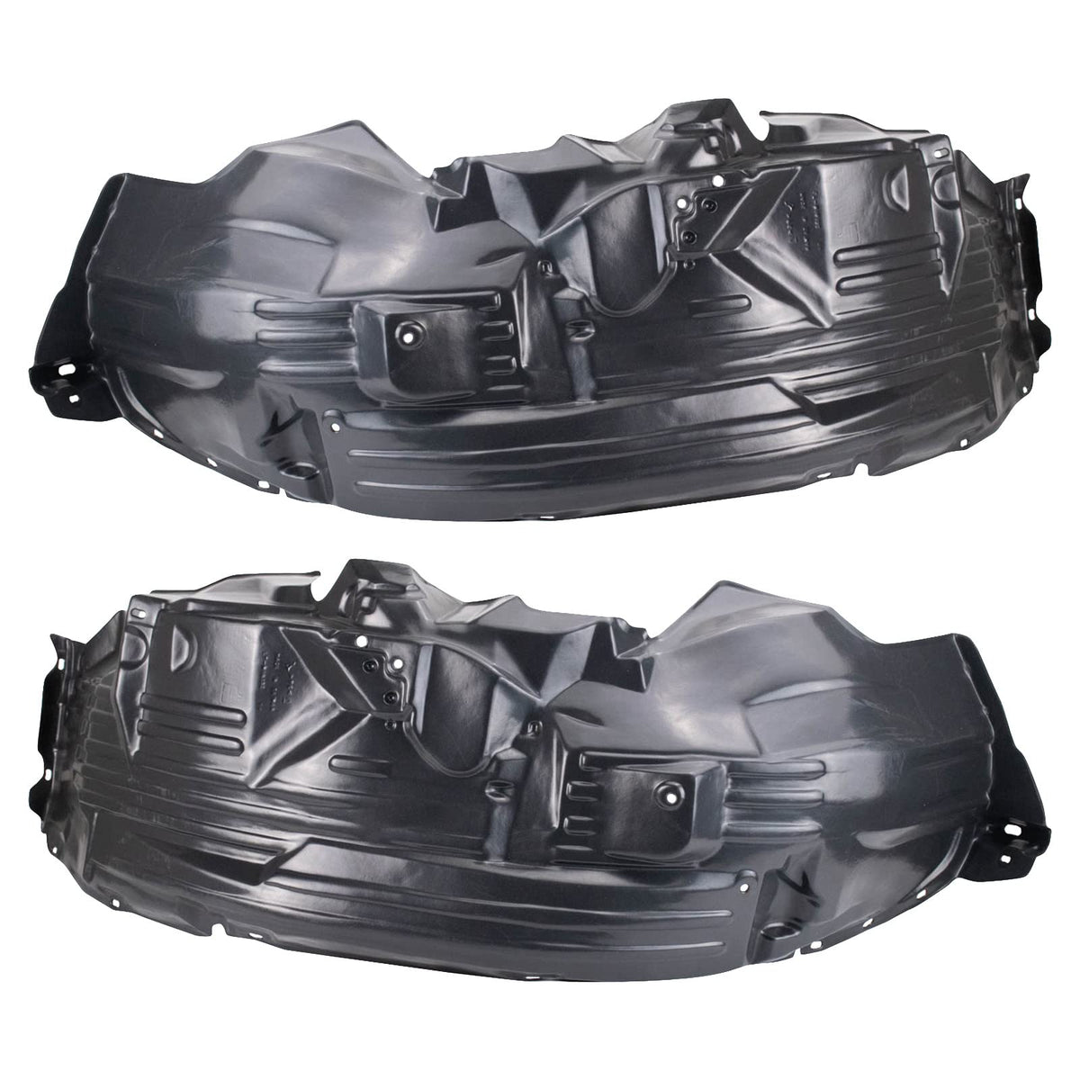 Trq Inner Fender Liner Set Compatible With 2005-2015 Nissan Xterra Ni1248113 Ni1251132