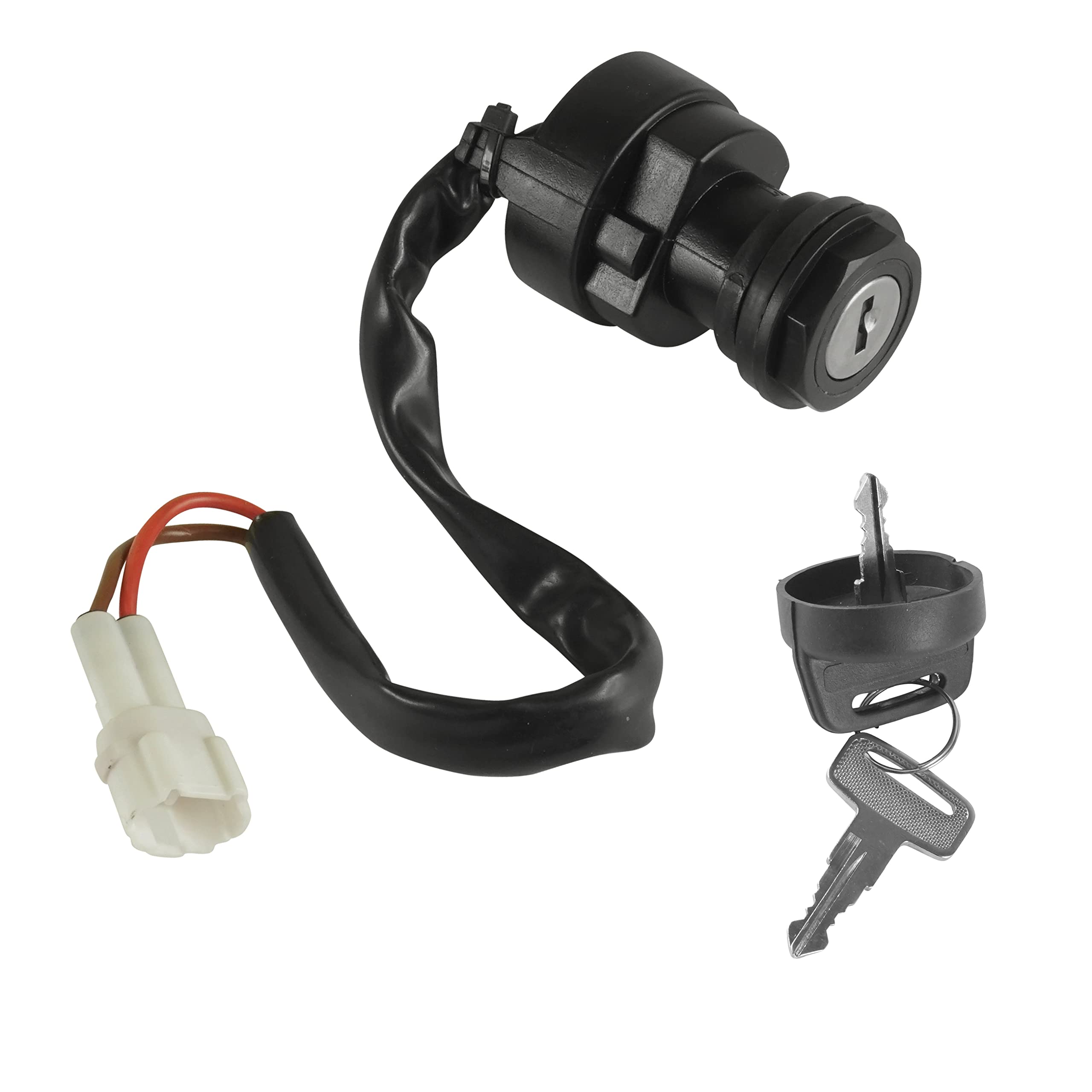 Caltric Ignition Key Switch Compatible With Yamaha Kodiak 400 Yfm400 4Wd 1999 2000 2001 Atv