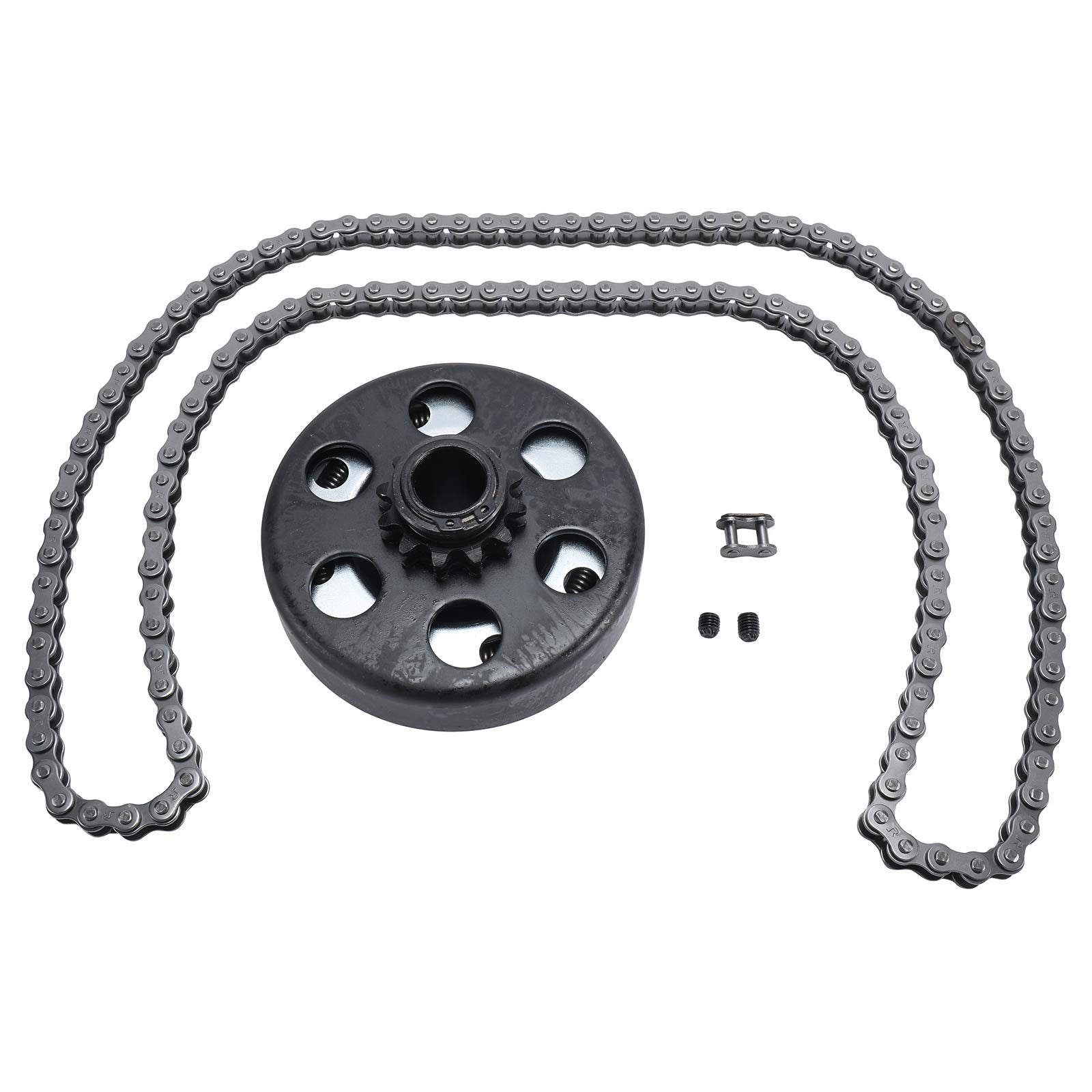 Toolly Go Kart Clutch 3/4 Bore 12T With #35 Chain, Centrifugal Clutch Compatible With Go Kart Minibike Honda Engines 3/16 Key Way