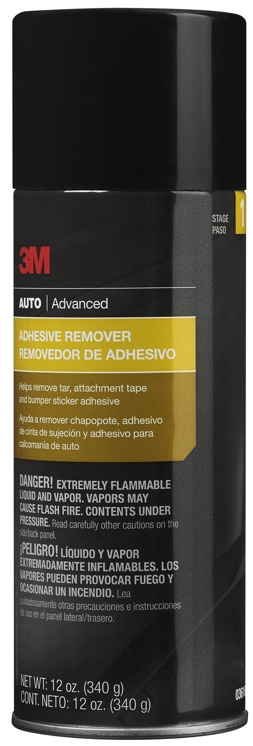 3M 03618-4Pk Adhesive Remover - 12 Fl. Oz, (Pack Of 4)