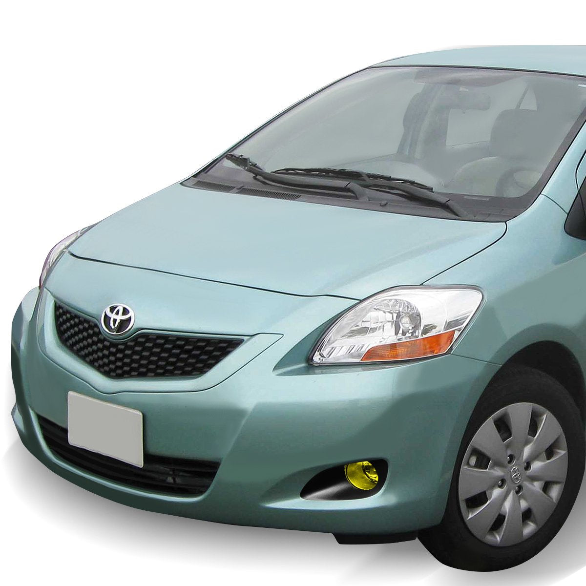 DNA MOTORING FL-ZTL-200-AM Fog Light With Switch Driver & Passenger Side Enhance visibility [Compatible with 06-11 Yaris 4-Door Sedan]