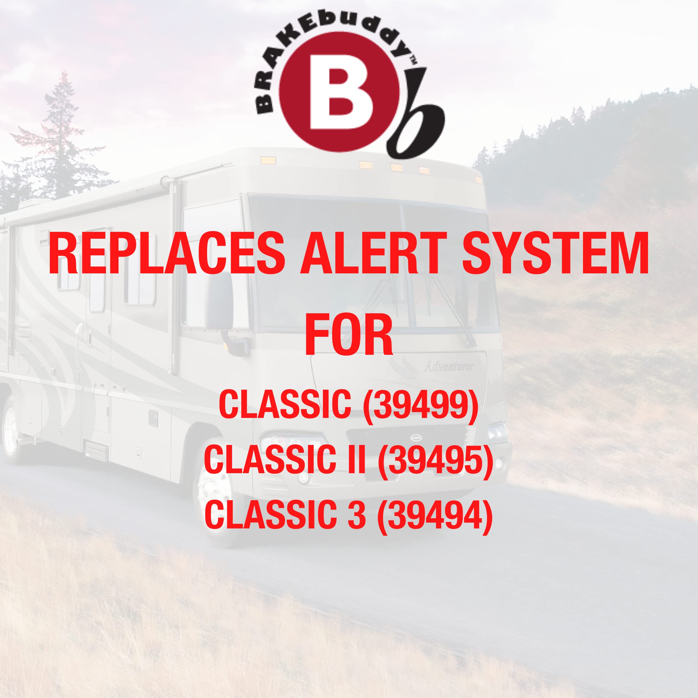 Brakebuddy 39302 Brake Buddy Classic Alert System , Black