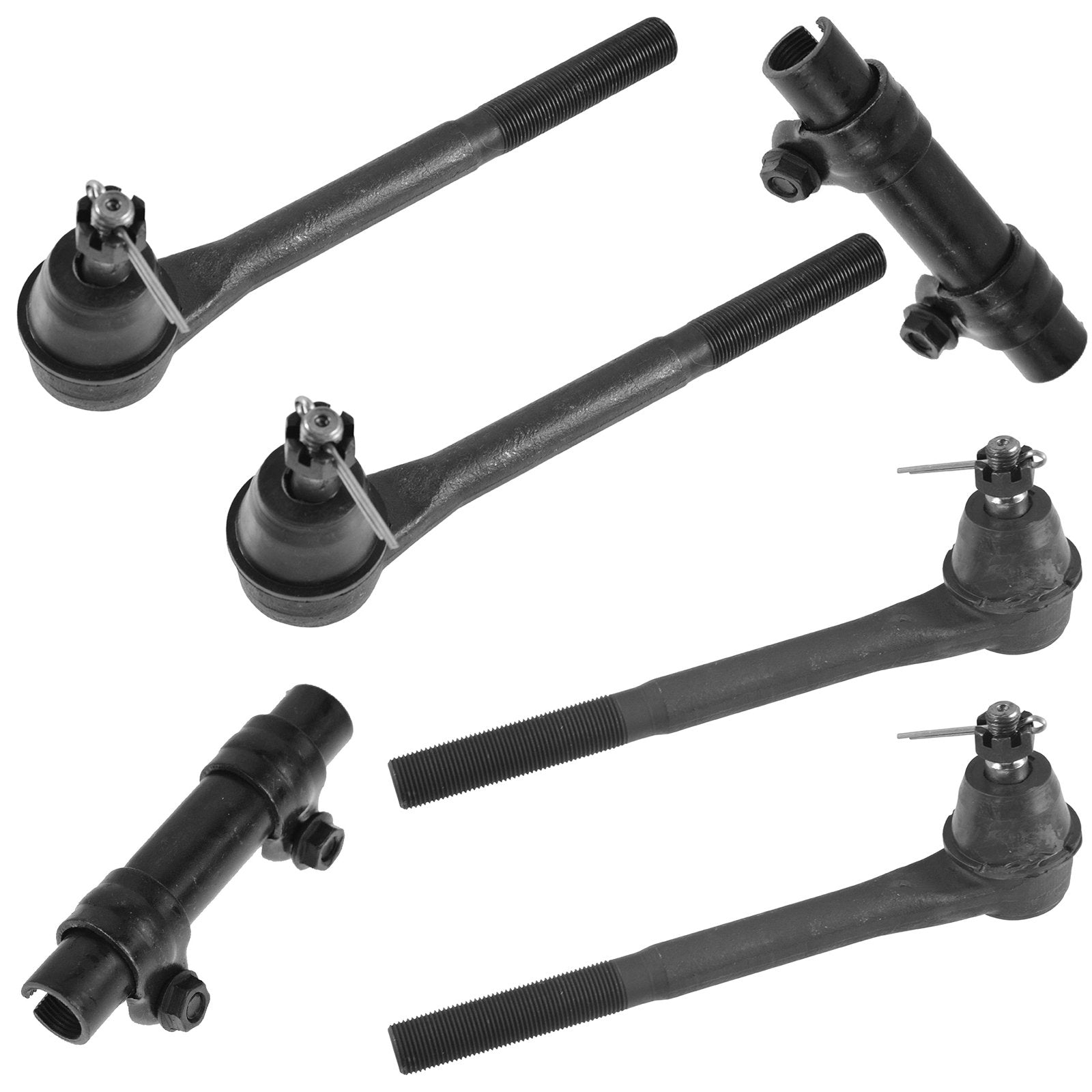 TRQ Front Tie Rod Set Compatible with 1996-2005 Chevrolet Blazer 1996-2003 S10 1996-2001 GMC Jimmy Sonoma 1996-2000 Isuzu Hombre