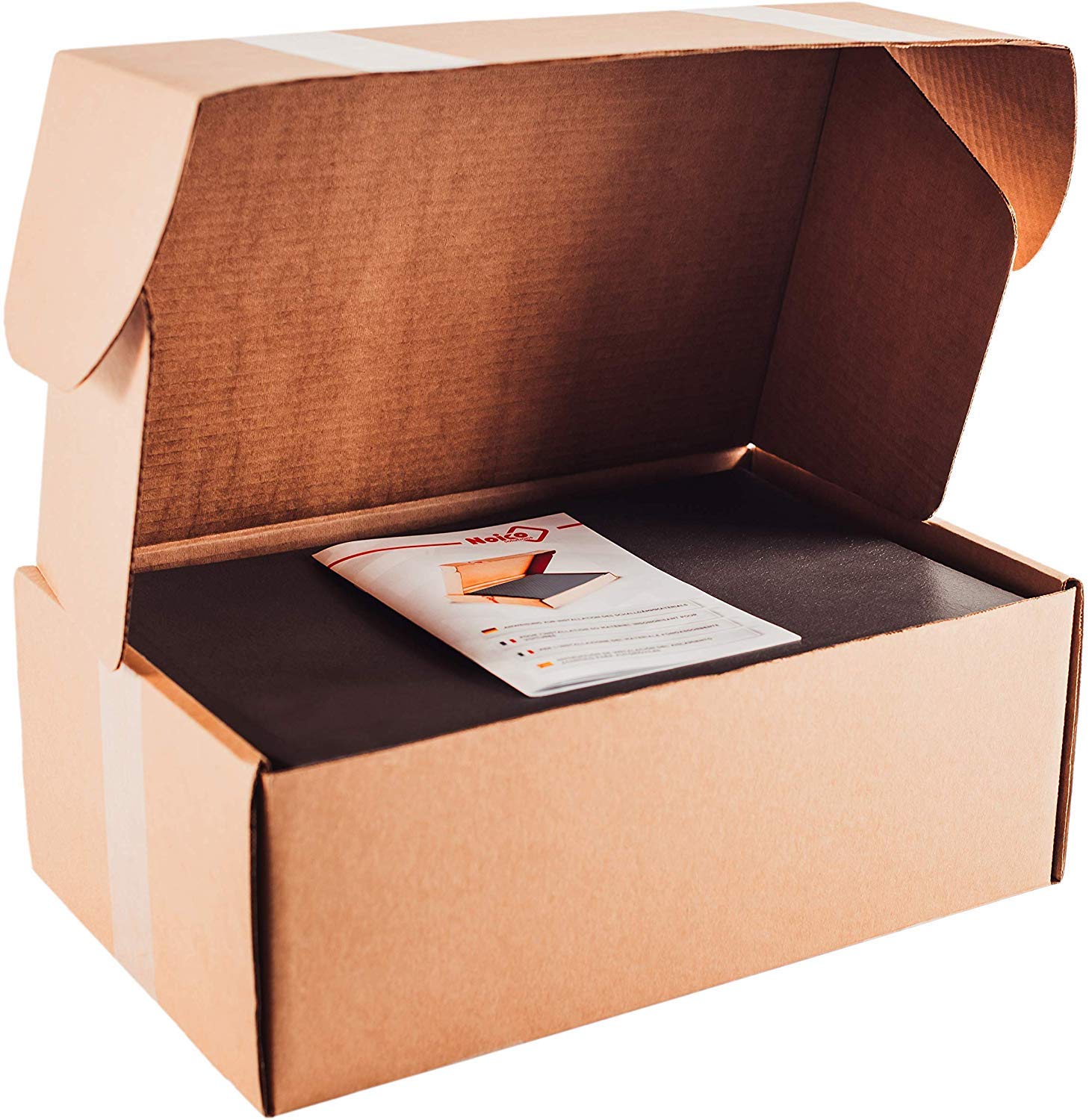 Noico Red 150 mil Car Heat and Sound Insulation Foam, 36 sqft, Gray, Self-Adhesive, Model NR4008