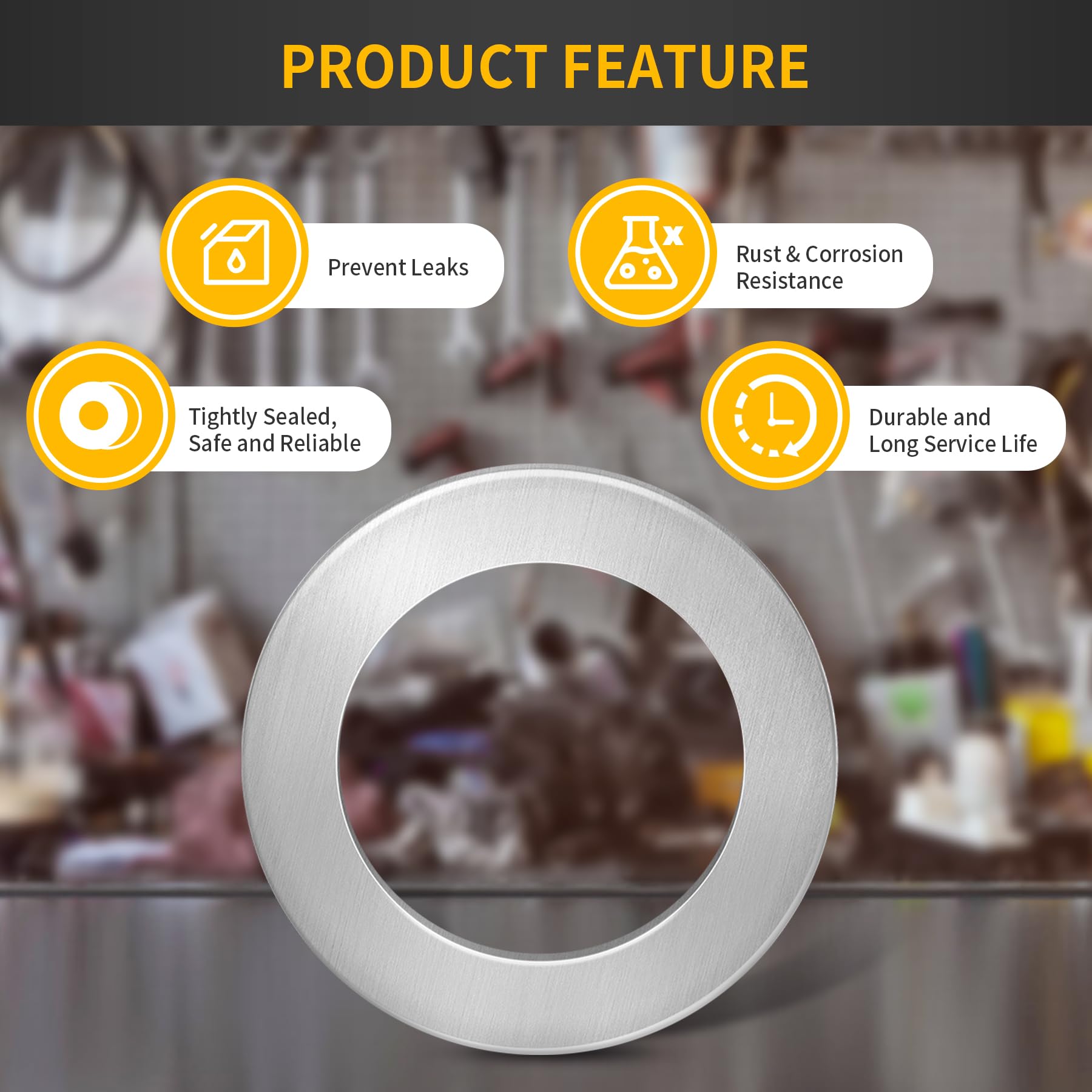 luxlead 20 PCS Oil Drain Plug Crush Washers Gaskets Seals Compatible with Hon-da Accord Civic CRV CR-V Acura Odyssey Pilot Fit R