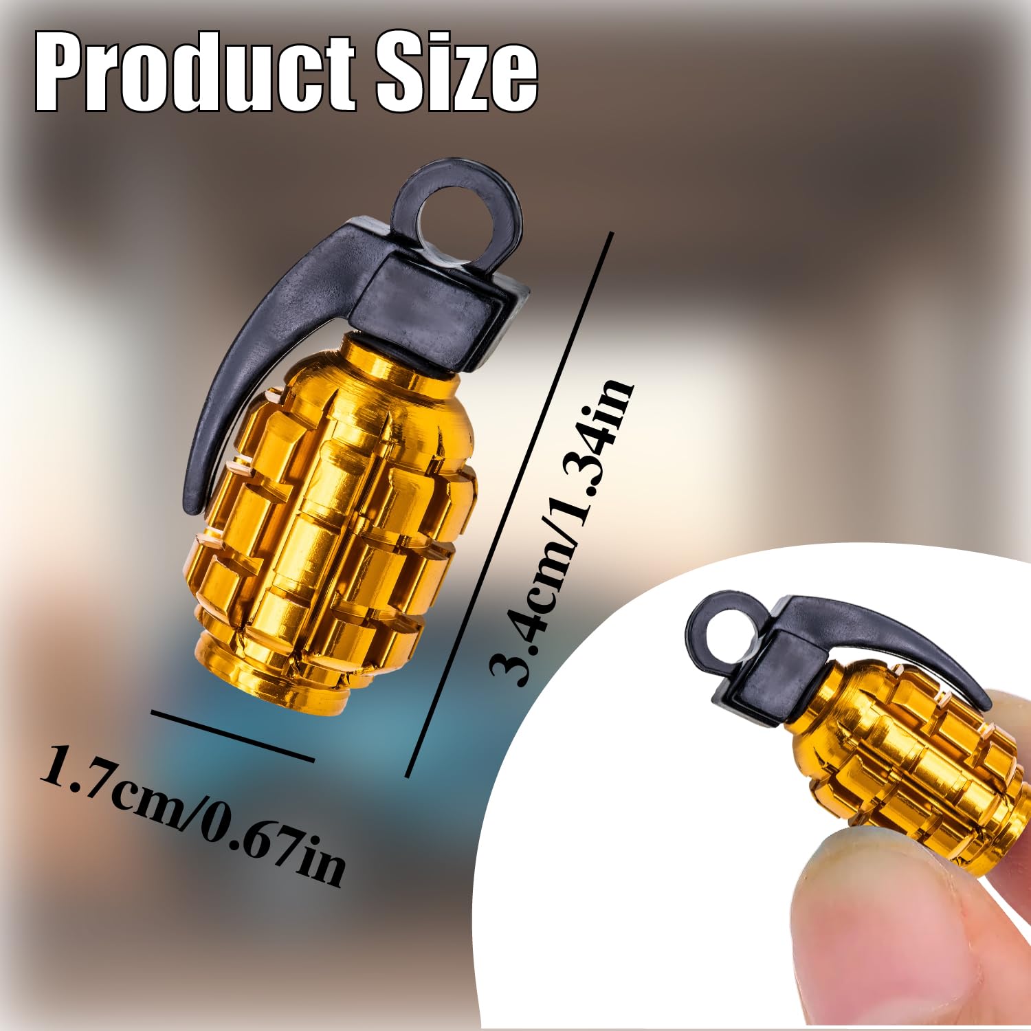 Meajoo 8Pcs Tire Valve Stem Caps, Stainless Steel Tire Valve Caps Wheel Valve Caps For Cars, Trucks, Suv, Motorcycles, Bike And