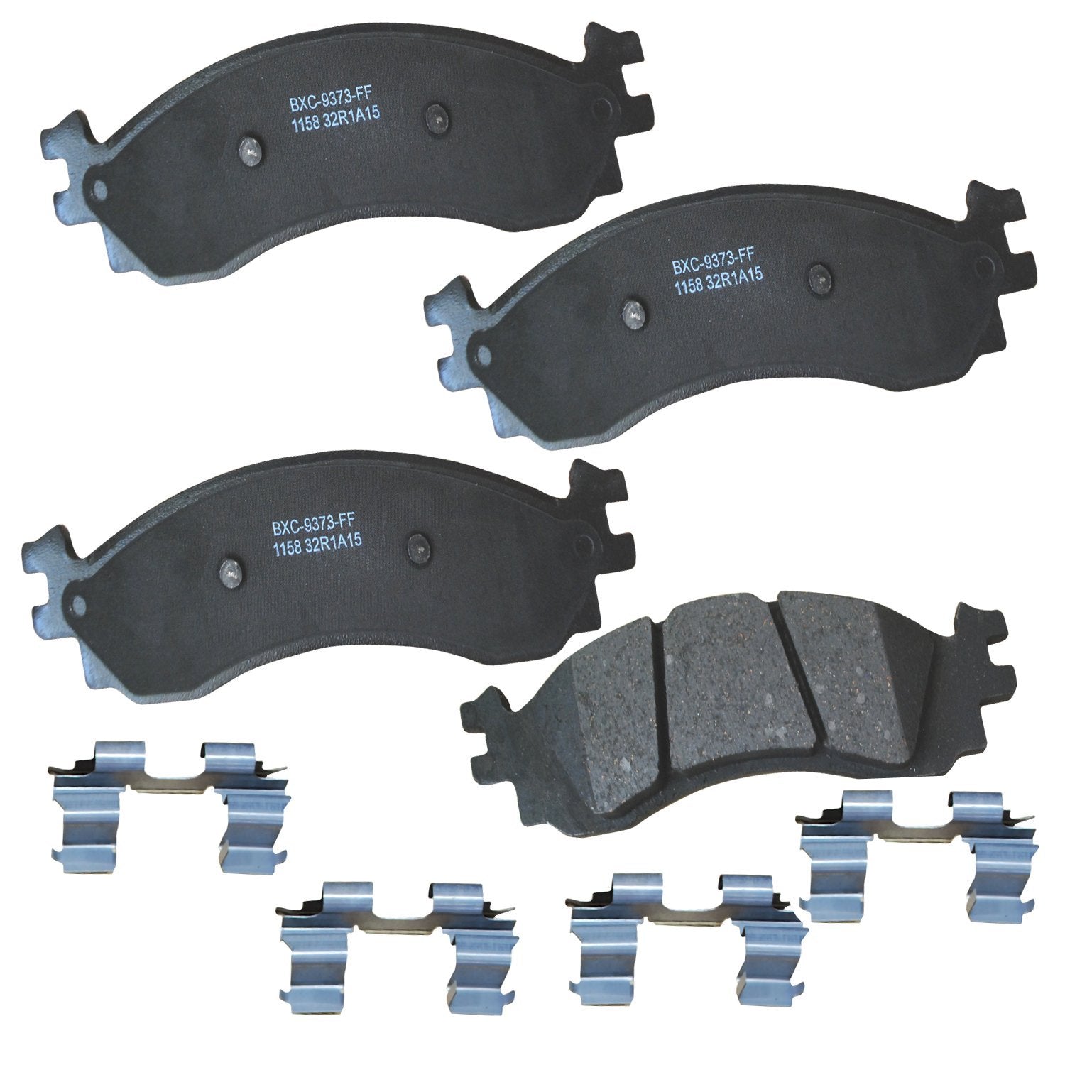 Bendix Premium Sbc1158 Ceramic Front Brake Pads For Ford Explorer 2010-2006, Explorer Sport Trac 2010-2007, Taurus 2012-2010, Me
