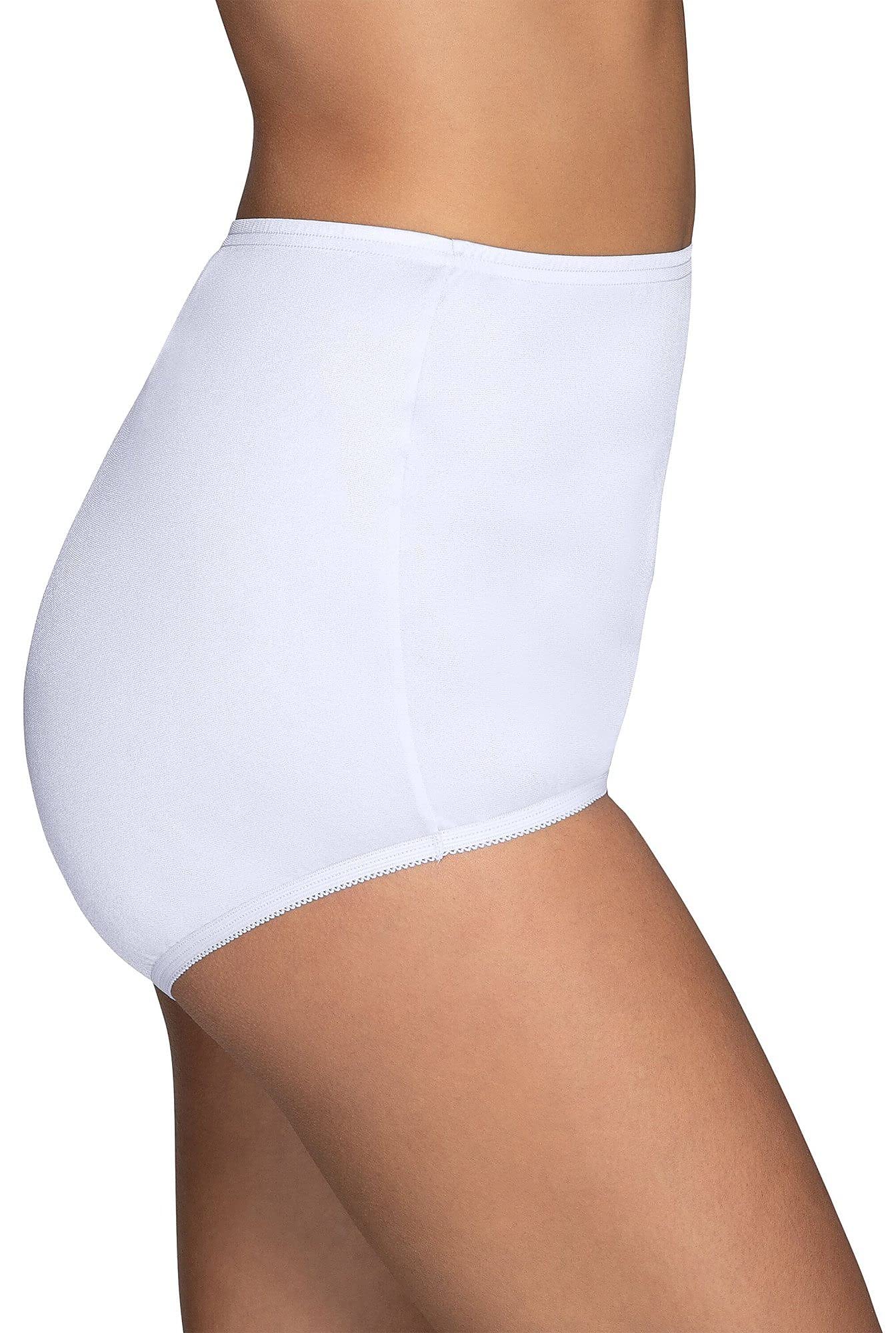 Vanity Fair Women'S Perfectly Yours Ravissant Tailored Nylon Brief #15712, Star White, 7