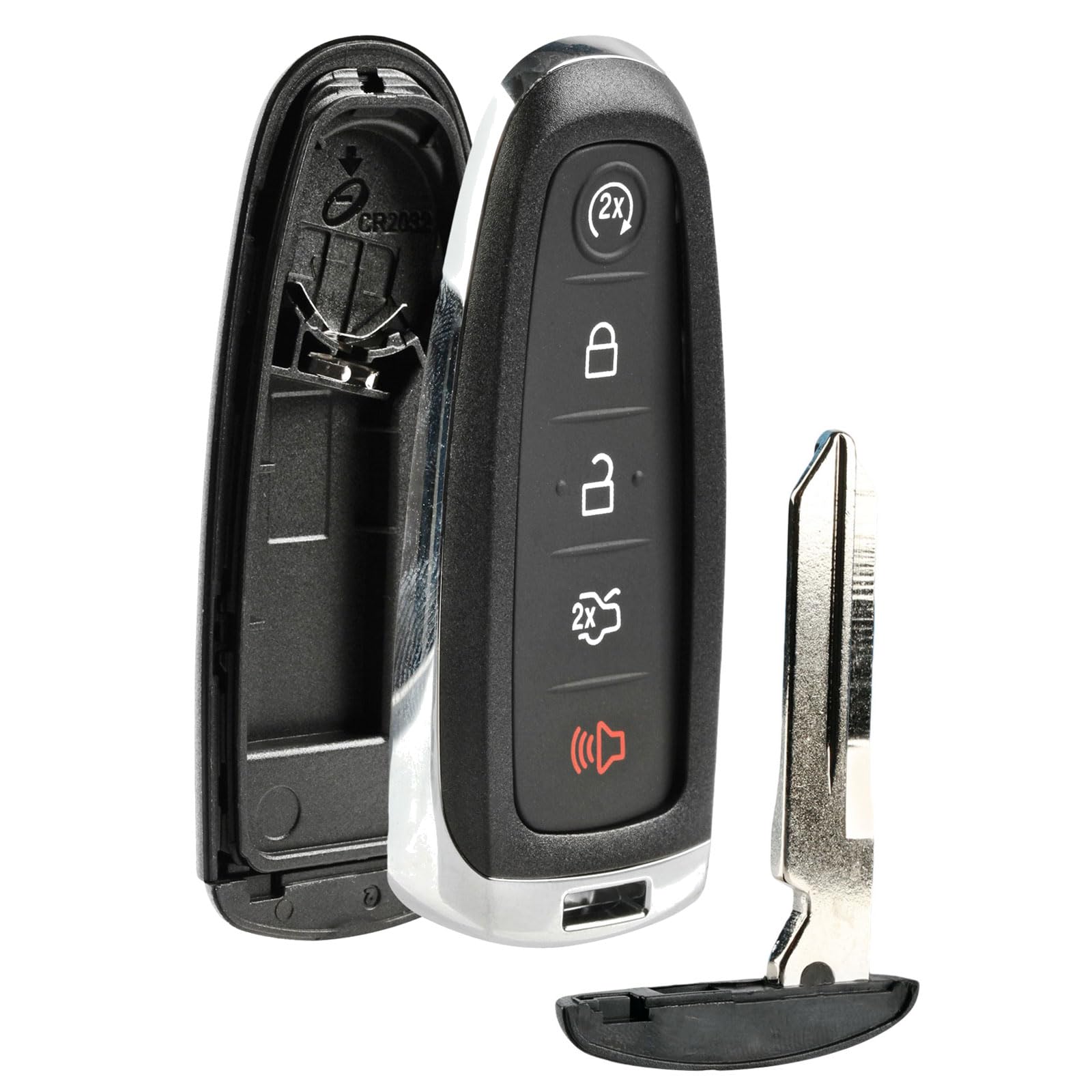 Shell Case Key Fob Keyless Entry Remote fits Ford Edge Expedition Explorer Flex Focus Taurus Lincoln MKX MKS MKT Navigator 2011 
