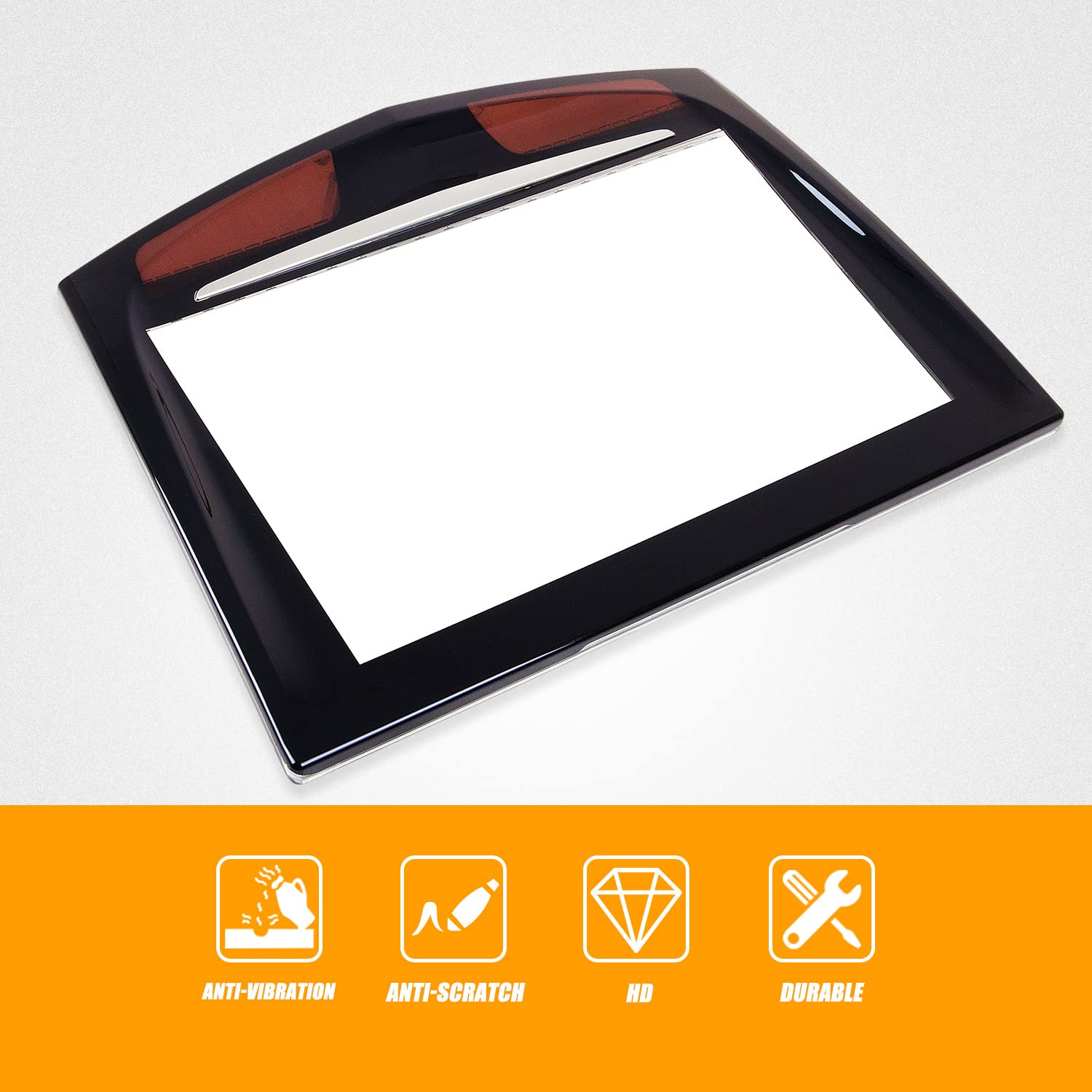 Cue Touch Screen Display Compatible With 2018 2019 2020 2021 Cadillac Ats Cts Xts Escalade With Free Trim Tools Replaces 8423209