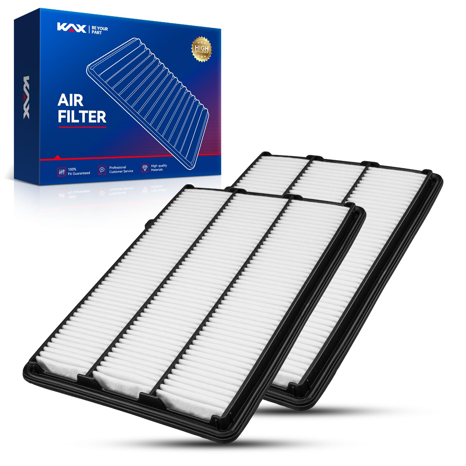 KAX Engine Air Filter, CA12954 Replacement for INFINITI QX50 2019-2024, QX55 2022-2024, Advanced Air Filter Media, Increased Acc