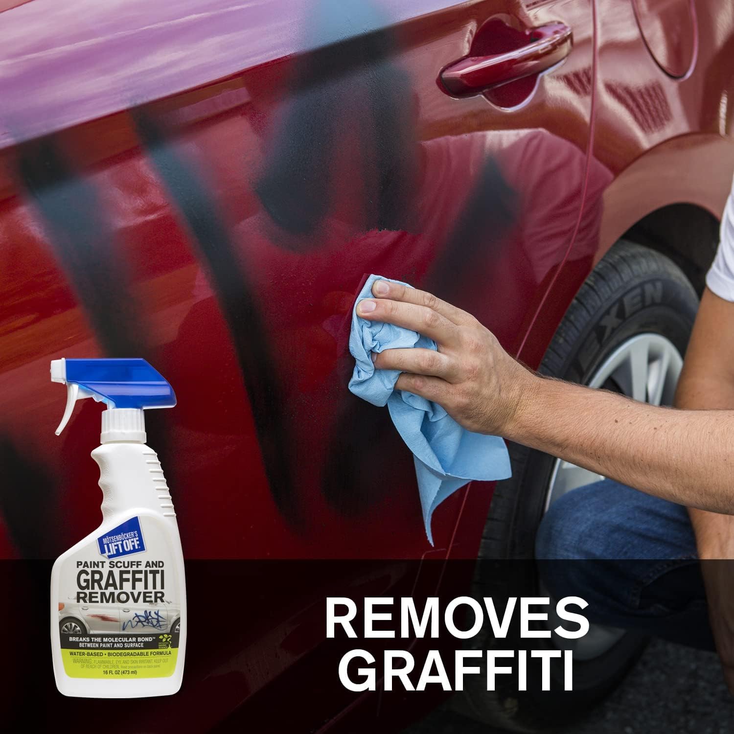 Motsenbocker'S Lift Off 45406-6Pk Paint Scuff And Graffiti Remover Spray Easily Removes Paint Scuffs, Spray Paint, And Acrylic F