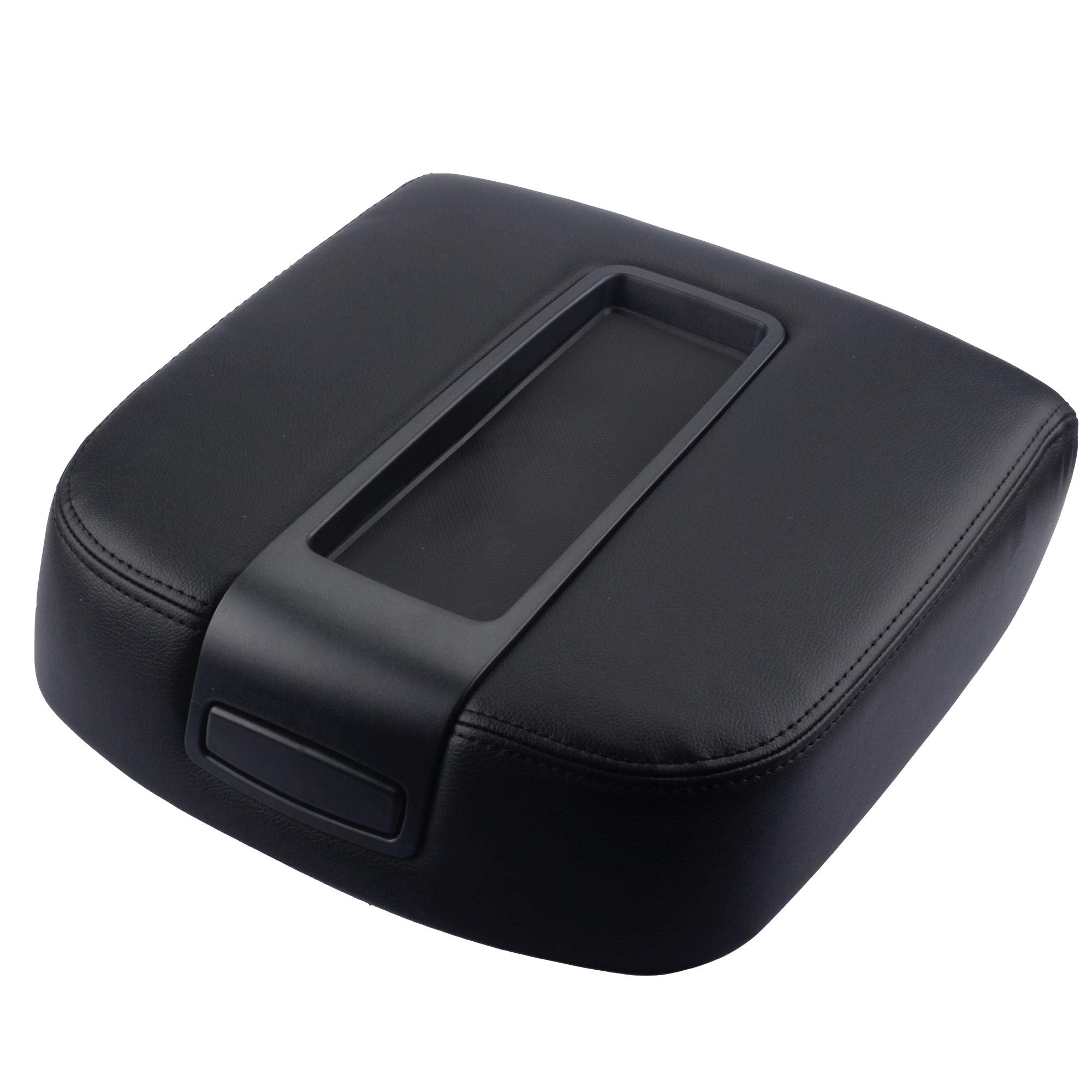 Dasbecan Center Console lid Armrest Cover Compatible with 2007-2014 Chevy Avalanche Silverado Suburban 1500 2500 GMC Yukon Sierr