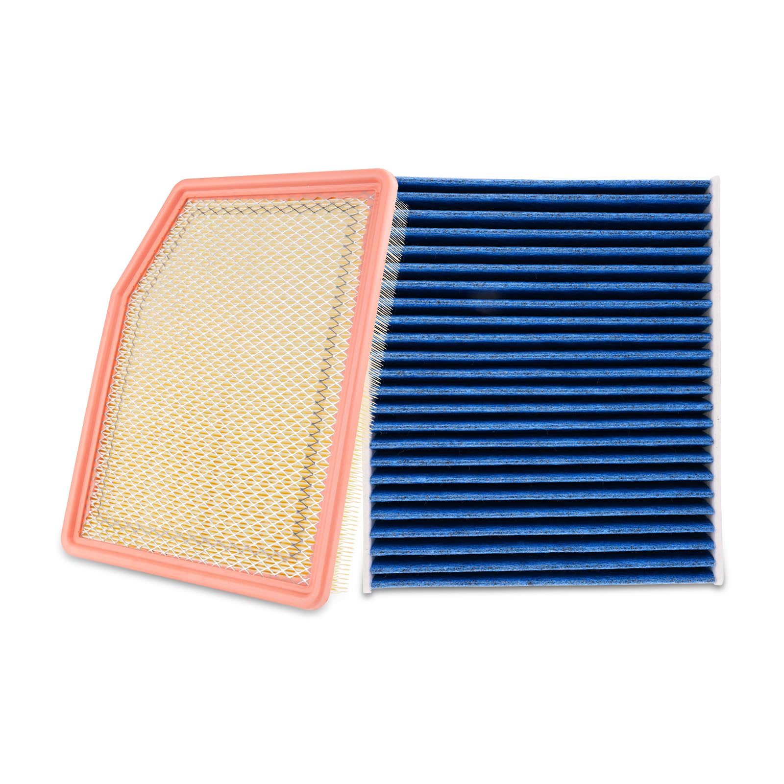 Forccord Cabin & Engine Air Filter Kit Fit For Silverado 1500/Sierra 1500 2019-25, Tahoe/Suburban/Yukon 2021-25, Cadillac Escala