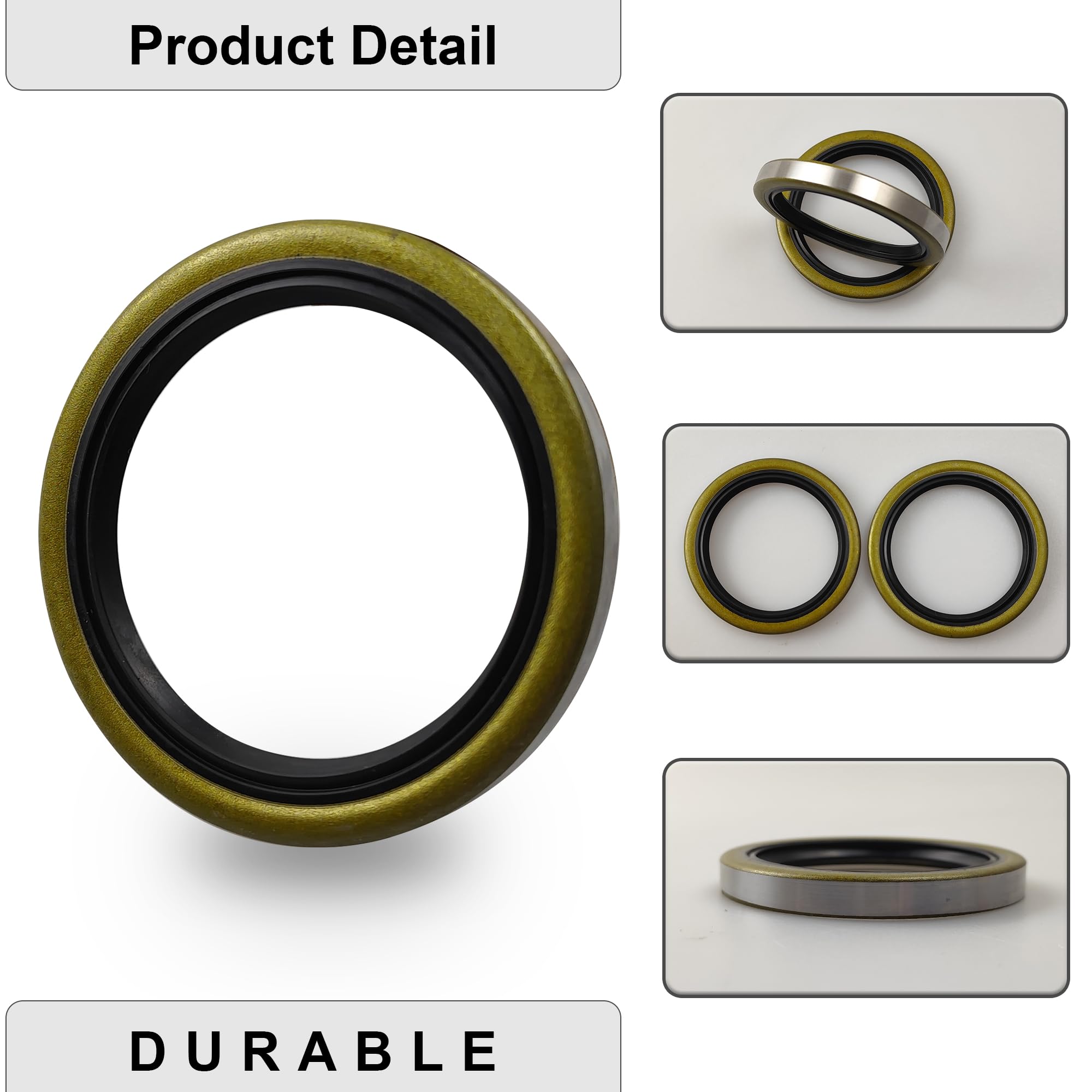 Yojunauto 2 Pcs 90310-58003 Rear Axle Shaft Oil Seal Fit for Toyota 2005-2022 Tacoma 2003-2012 4Runner 2007-2012 FJ Cruiser (Lef