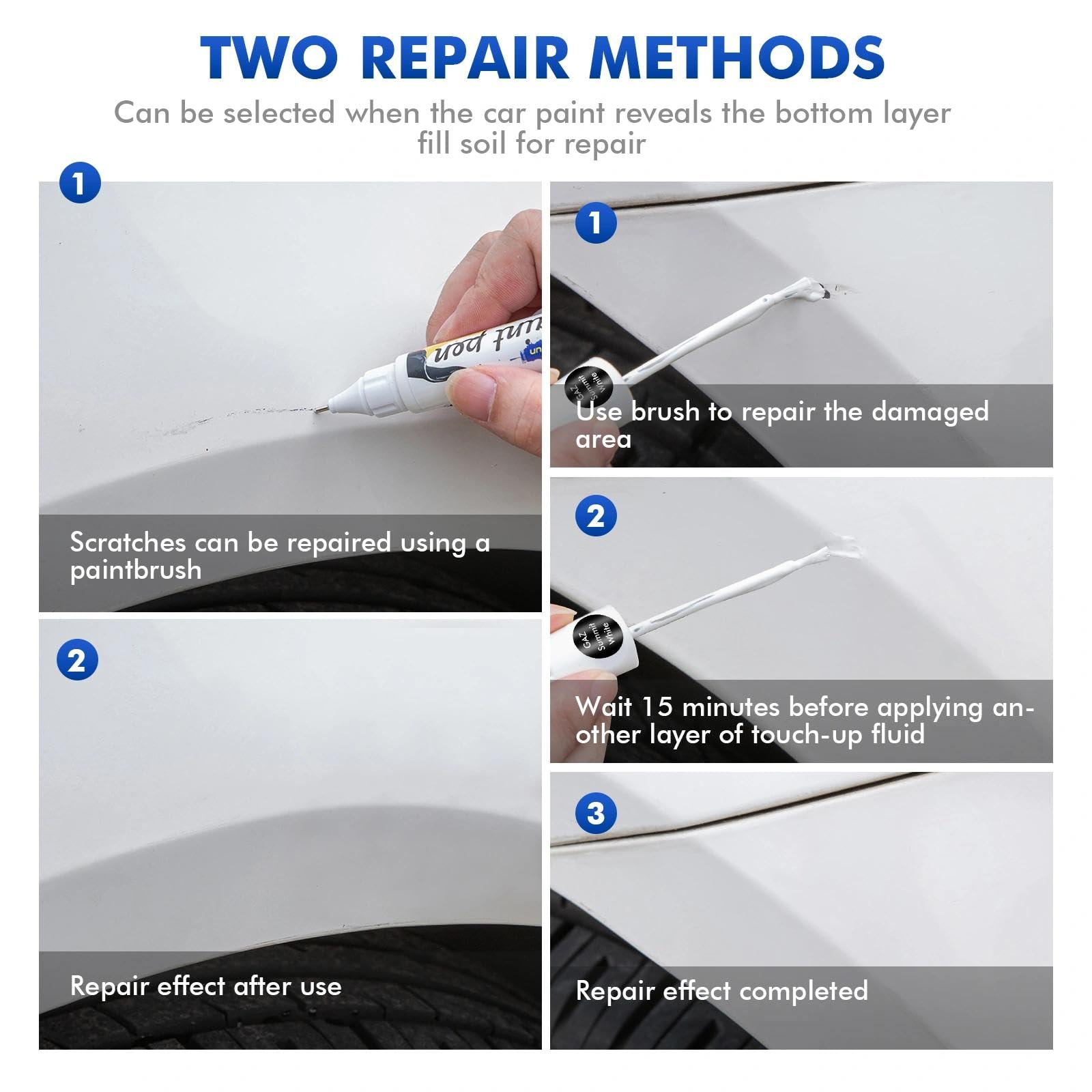 XTryfun GJW/WA317E Empire Beige Touch Up Paint Compatible with Chevrolet, DIY Car Paint Scratch Repair, Automotive Paints, Quick