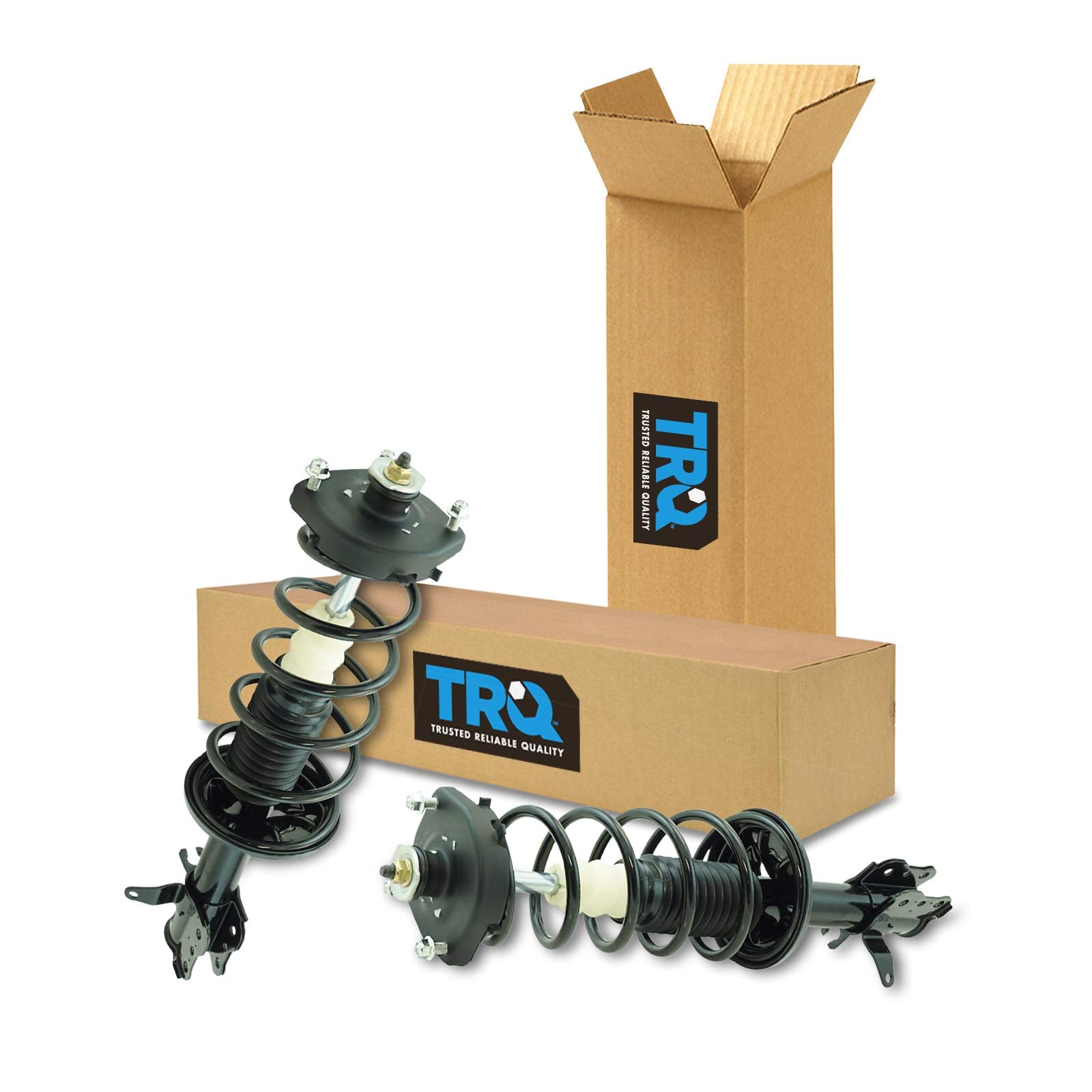 Trq Rear Strut & Coil Spring Assembly Set Driver & Passenger Sides Compatible With 02-03 Mazda Protege5