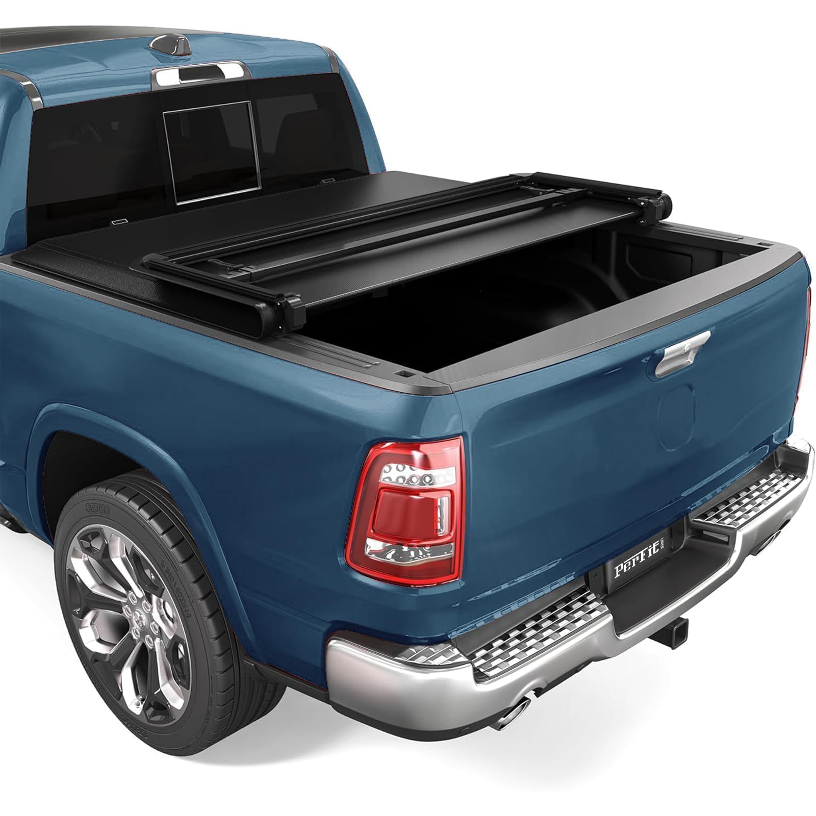 Perfit Liner Soft Tri-Fold Truck Bed Tonneau Cover for 2009-2025 Dodge Ram 1500, 2010-2025 Dodge Ram 2500 3500 5.7 FT (67) Bed