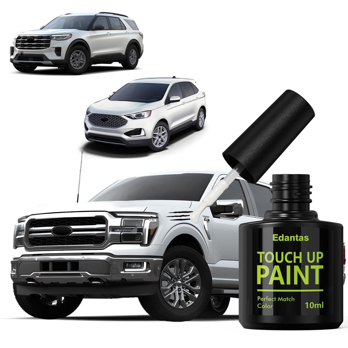 Edantas AZ Star White Touch Up Paint for Ford Cars, Professional Auto Touch-up P WBCARB0DL351DQV