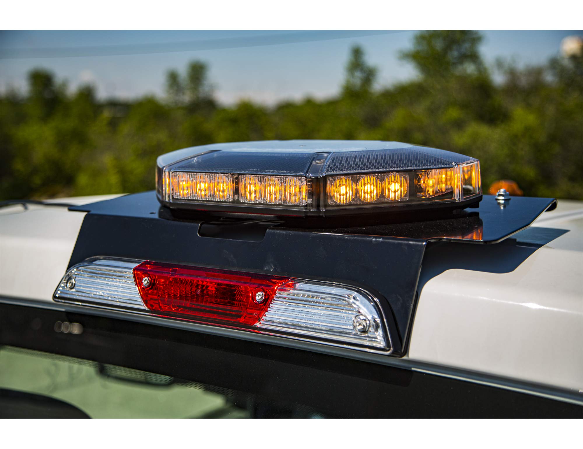 Buyers Products 8895551 Fleet Series Drill-Free Light Bar Cab Mount For Ford F-150 (2015+), Ford F-250 - F-550 (2017+)