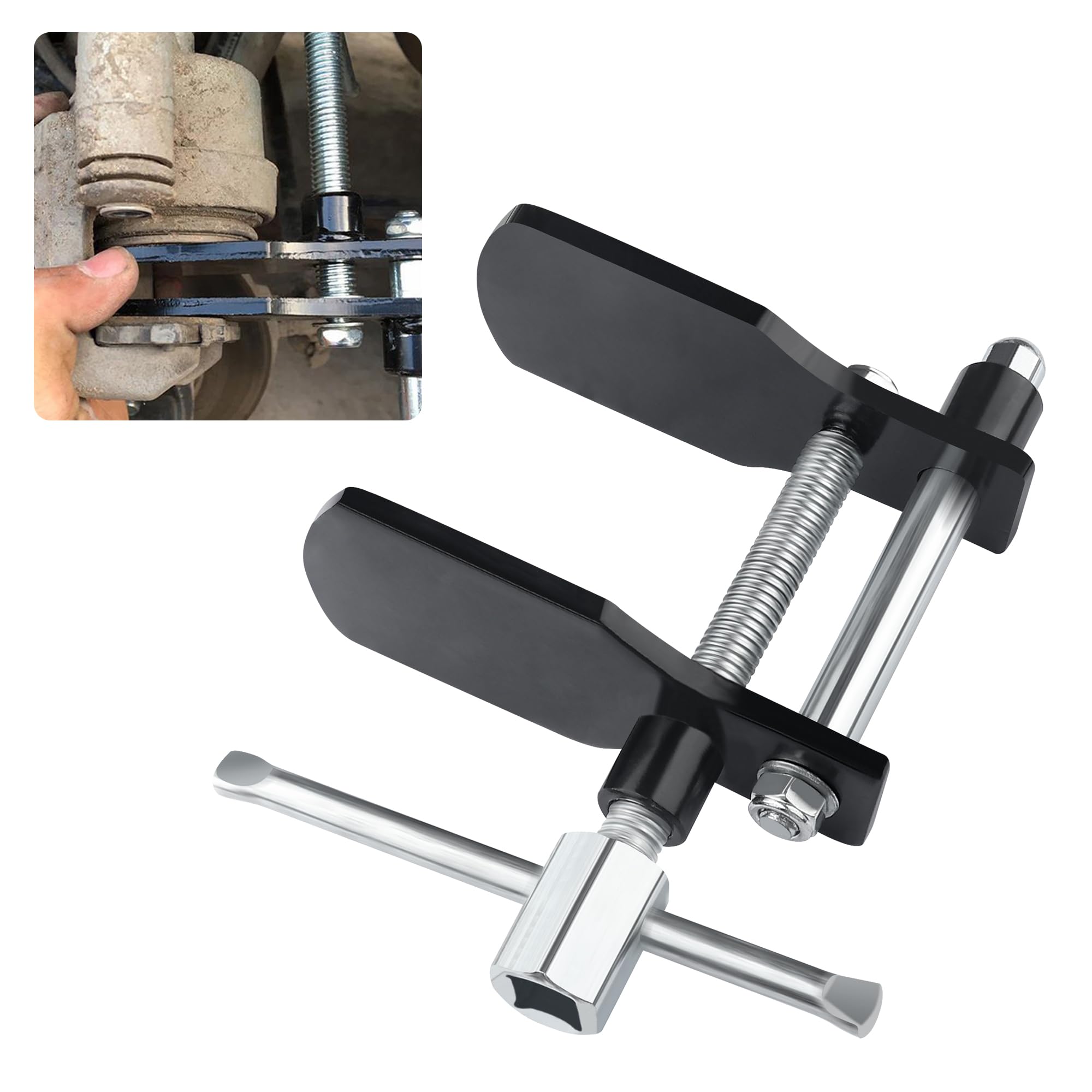 carleef Brake Caliper Compression Tool - Heavy Duty Disc Brake Pad Spreader Tool for Brake Piston - Universal Car Accessories Br