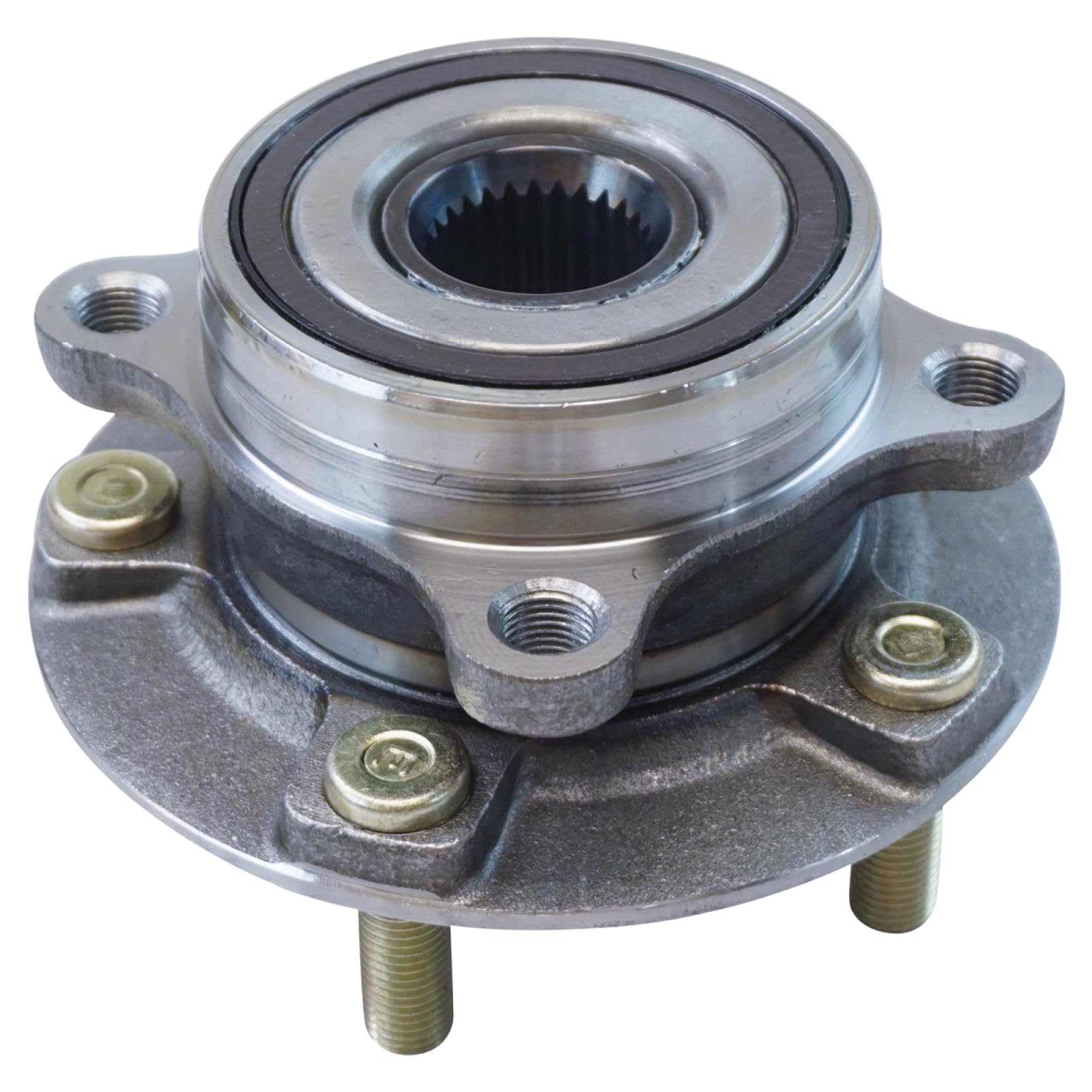 Trq Front Left Right Wheel Hub Bearing Assembly Driver Passenger Side Compatible With 2008-2015 Mitsubishi Lancer