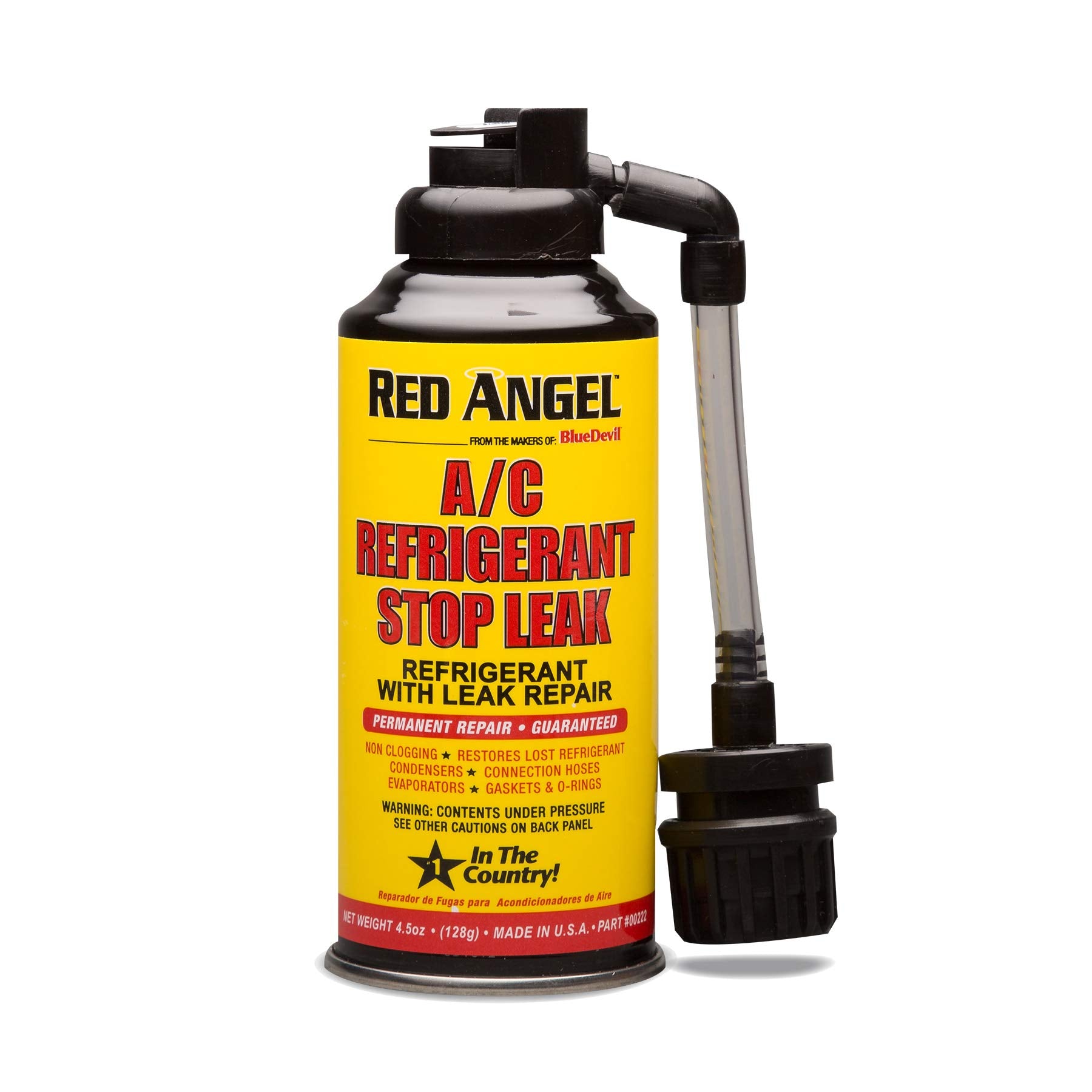 Red Angel 00222 A/C Stop Leak & Conditioner - 4.5 Ounce