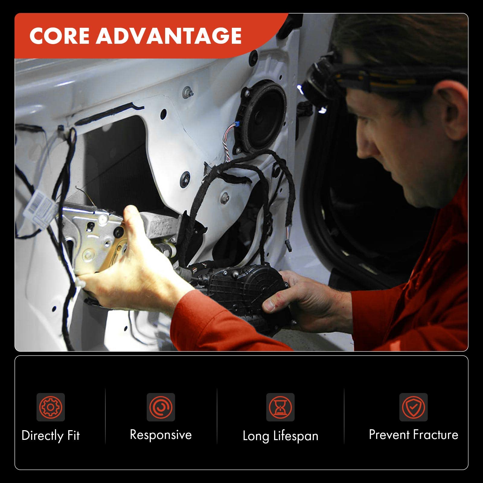 A-Premium Outside Door Handle Carrier Compatible With Bmw E53 X5 2000-2006, Front Right Passenger Side, Replace# 51218243616