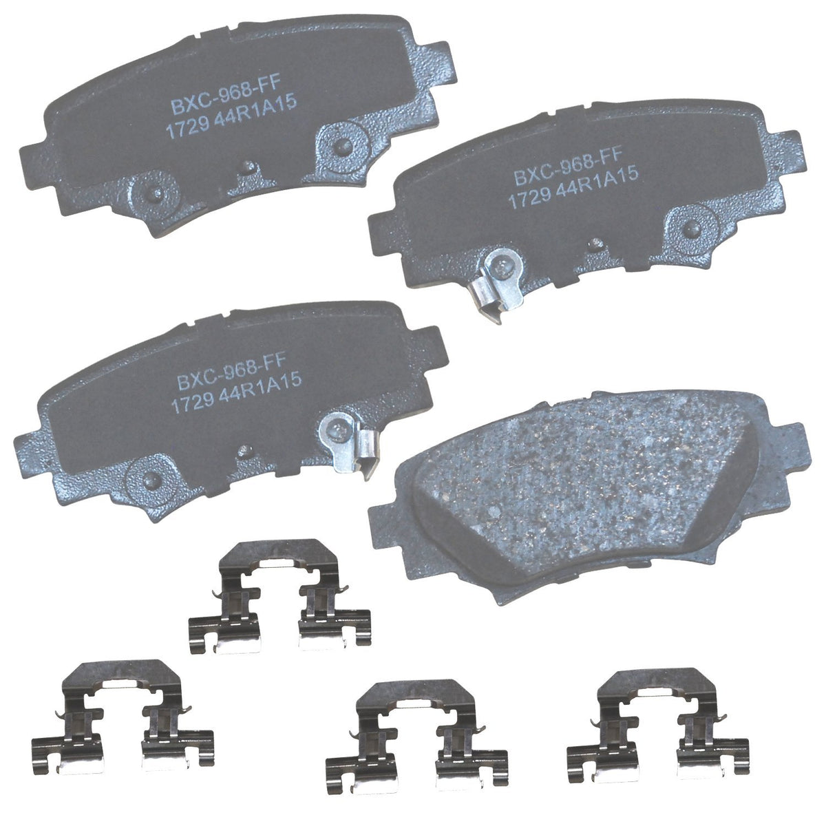 Bendix Premium Sbc1729 Ceramic Rear Brake Pads For Mazda 3 2018-2014, 3 Sport 2016-2014