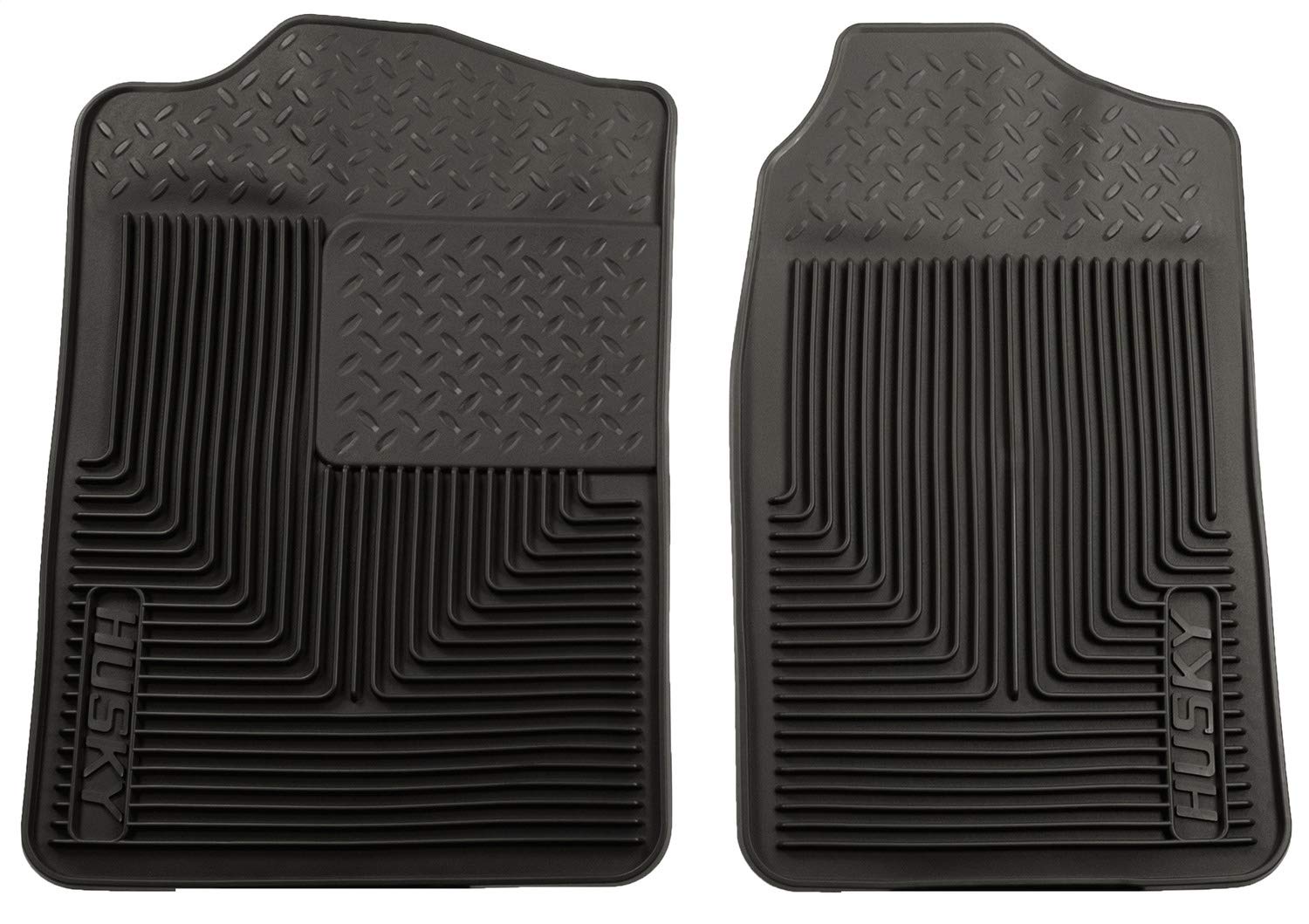Husky Liners - Heavy Duty Front Floor Mats | 1988 - 1999 Chevrolet C1500/K1500, 1988 - 2000 Chevrolet C2500/K2500 , Black | 5101