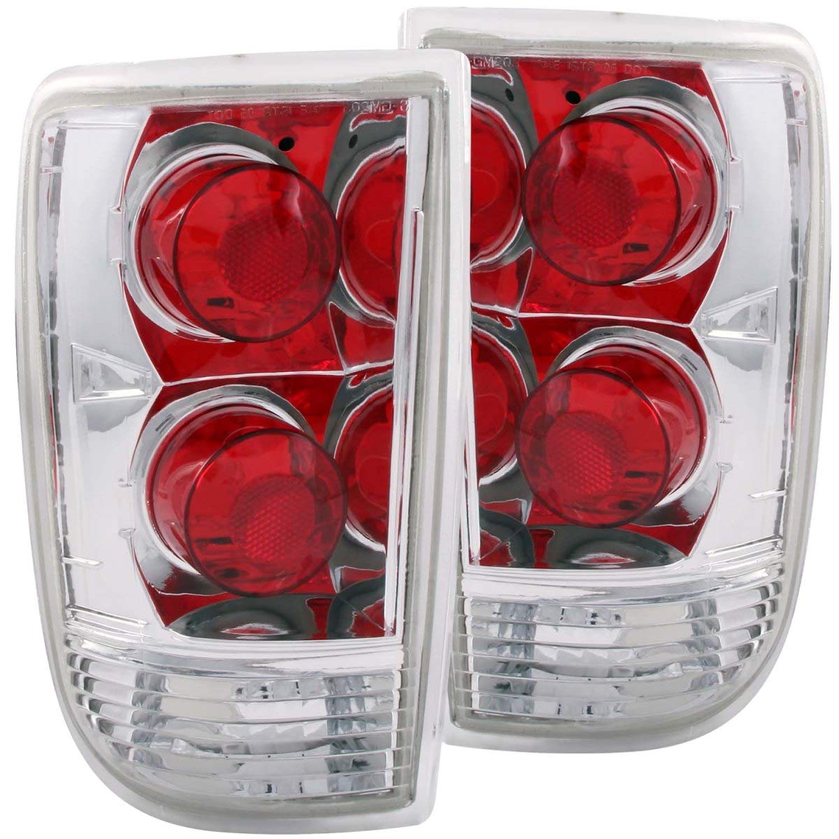 Anzo Usa 211004 Chevrolet Blazer Chrome Tail Light Assembly - (Sold In Pairs)