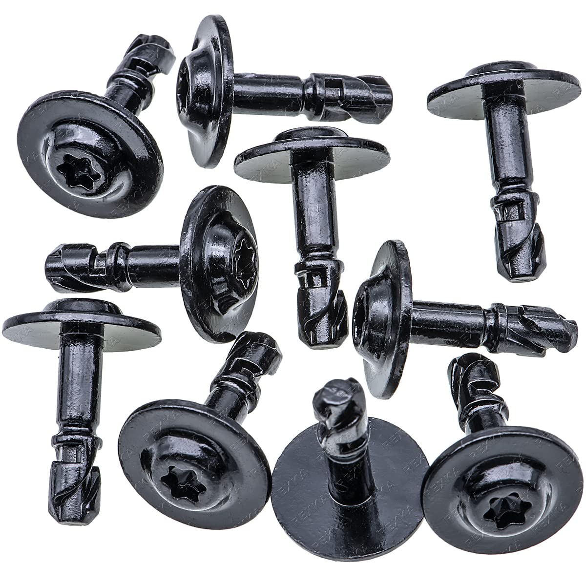 Rexka 10Pcs Fender Liner Splash Shield Bumper Cover Screw 8W0805121 For Audi B8 A4 A5 A6 C7 A7 A8 Q3 Q5 Q7 S4 S5 S6 S7