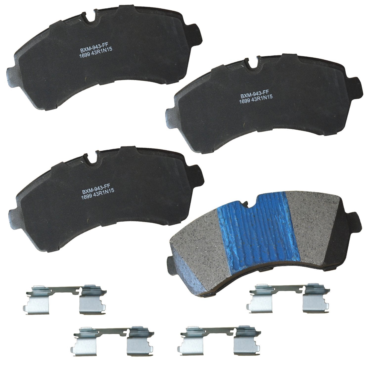 Bendix Premium Sbm1699 Brake Pads For Select Models Dodge Sprinter 2500,3500,Benz 1500,2500,3500,Xd 4500,V250,Volks Crafter Van
