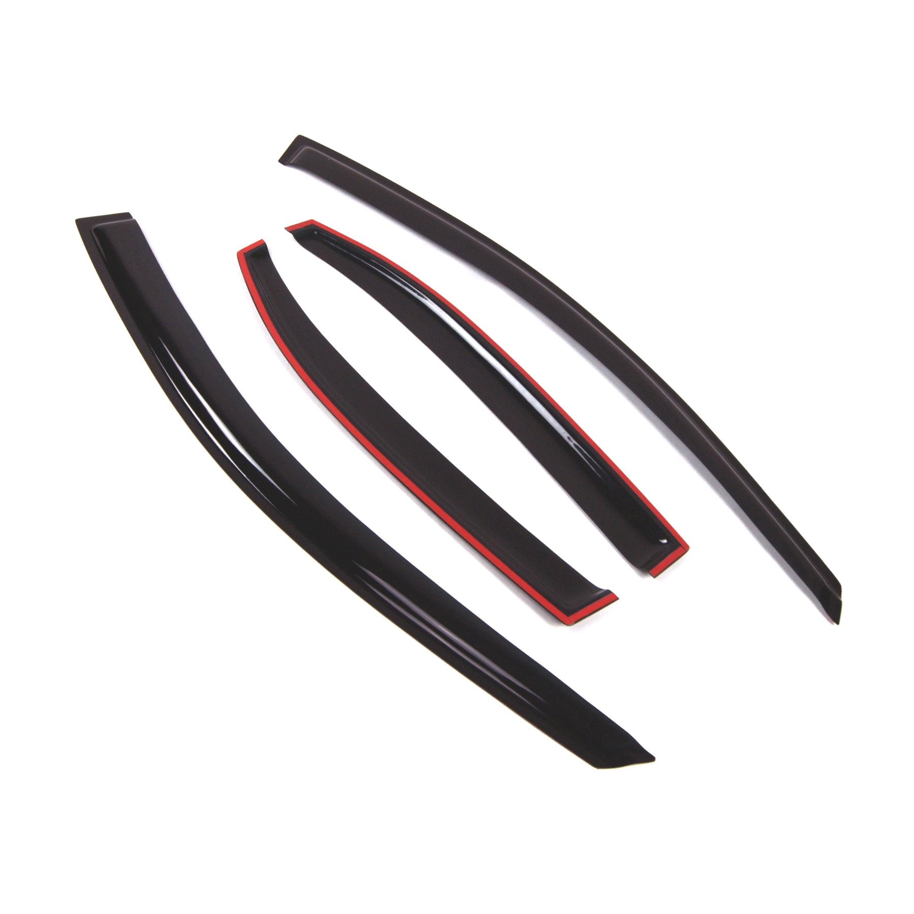 Tuningpros Outside Mount Window Vent Visors Rain Guards Compatible With Acura Tsx 2004-2008 | Side Window Wind Deflectors Rain S