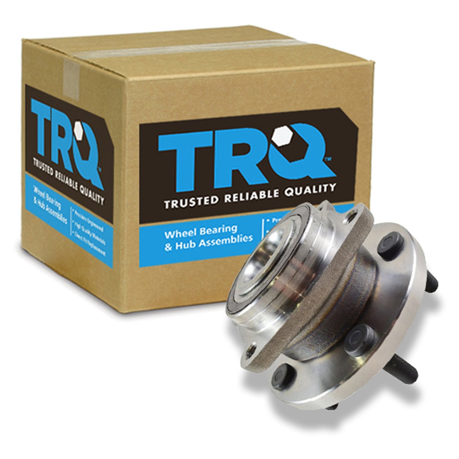 Trq Front Left Right Wheel Hub Bearing Assembly Driver Passenger Side Compatible With 2011-2014 Chrysler 200 2007-2010 Sebring 2