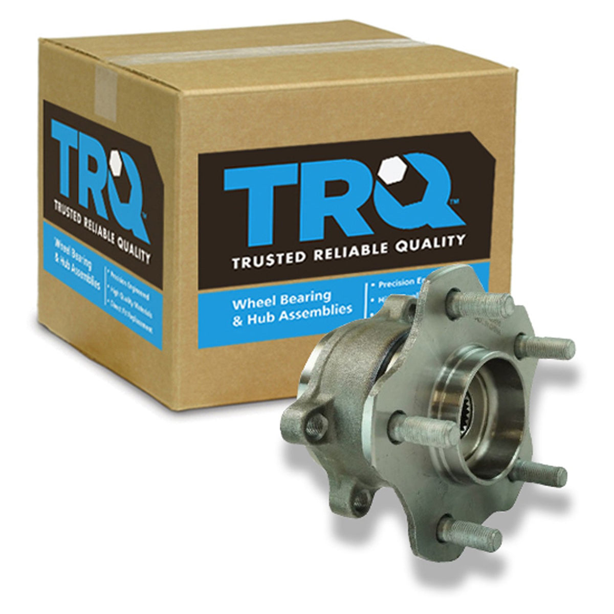 Trq Rear Left Right Wheel Hub Bearing Assembly Driver Passenger Side Compatible With 2011-2014 Nissan Juke 2008-2013 Rogue