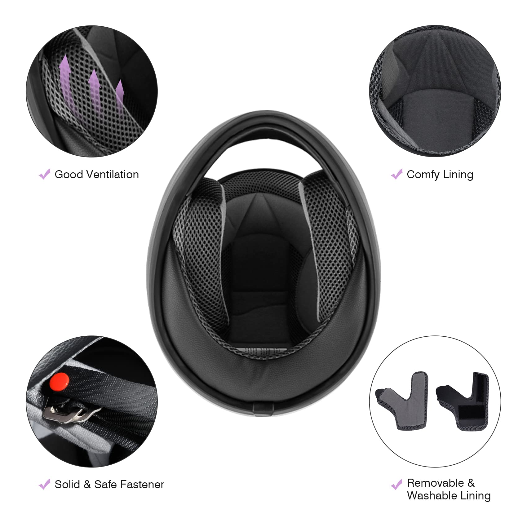 Slmoto Dot Approved Helmet Safety Motorcycle Adult Helmet Dual Visor Full Face With Sun Shield (X-Large)