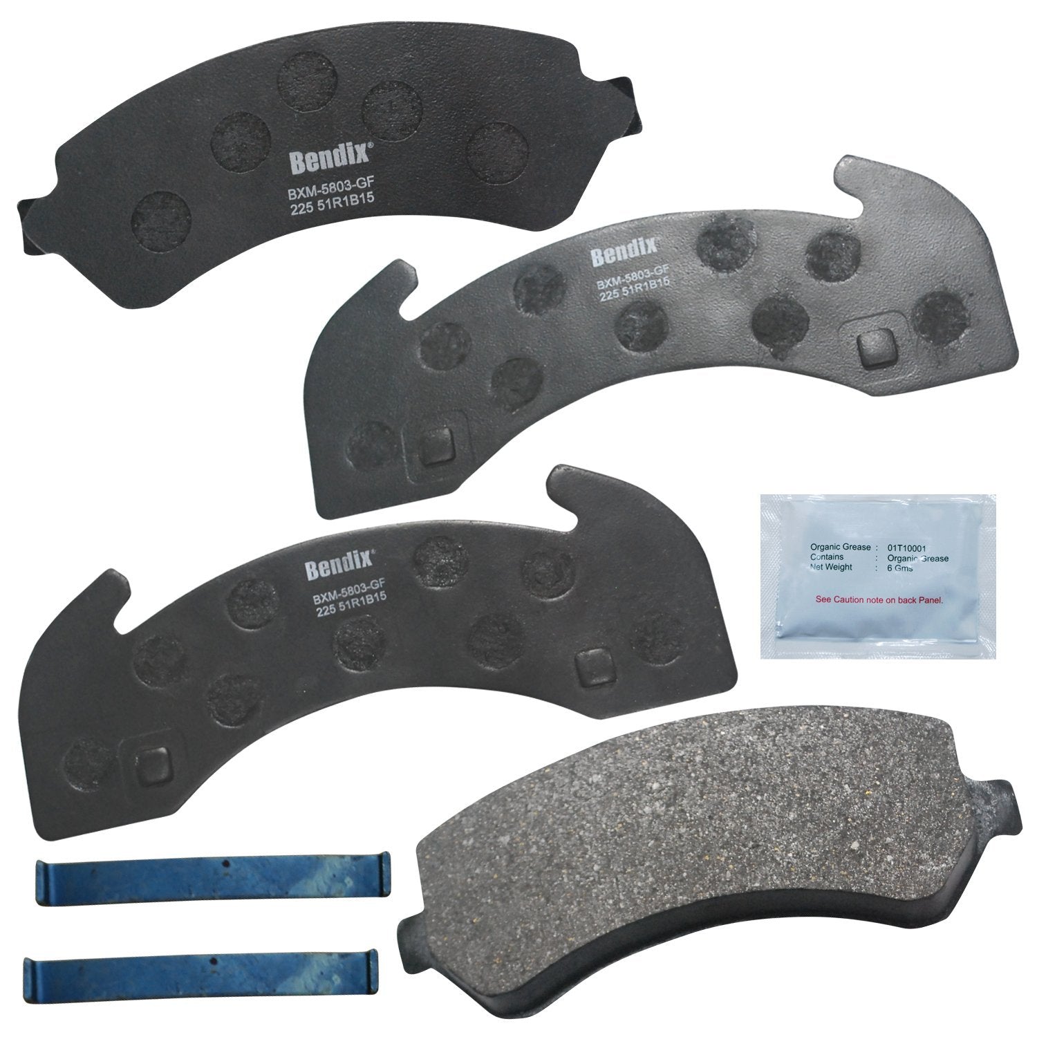 Bendix Fleet Metlok Mkd225Fm Brake Pads For Select Models Chevrolet B7 Kodiak Kodiak Kodiak Kodiak B7 Topkick Topkick Topkick To