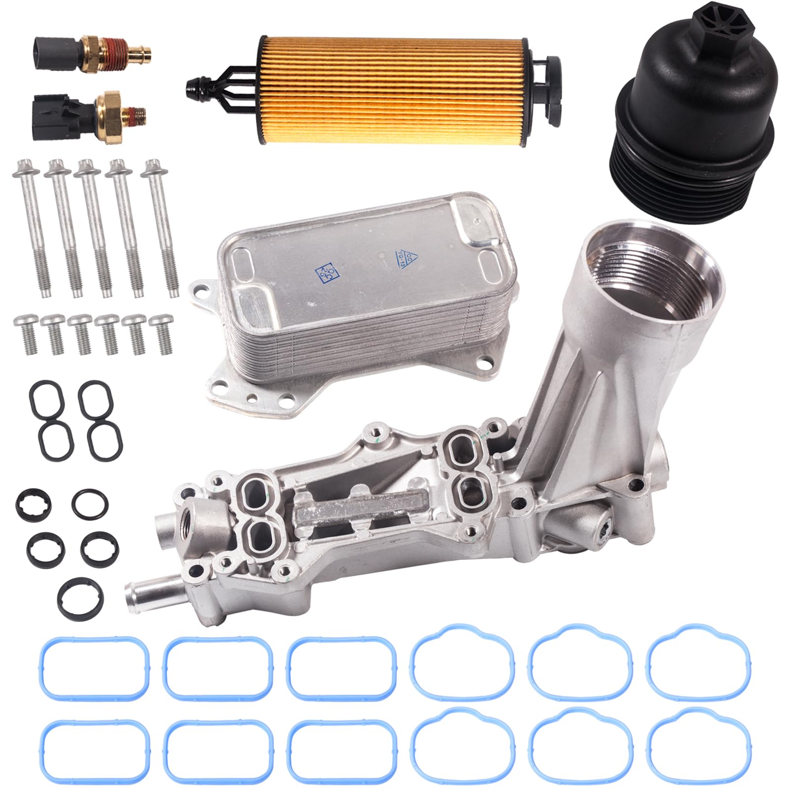 926-959 68105583AF for Dodge Charger Challenger Aluminum Engine Oil Filter Housing 3.6L&MS97204 Chrysler 200 300,Durango Grand C