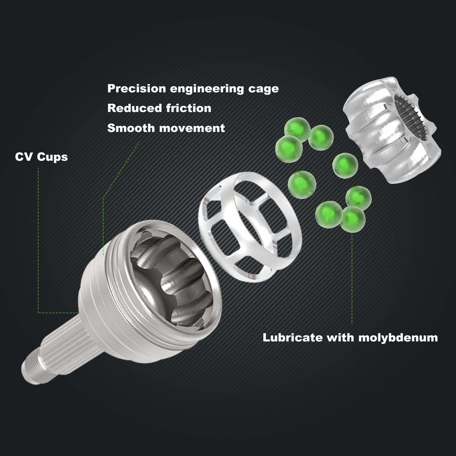 Rear Left Right Cv Axle Shaft For Polaris Sportman 400 450 500 570 700 800, For Sportman Forest 500 2011 2012 2013, Hawkeye 2X4