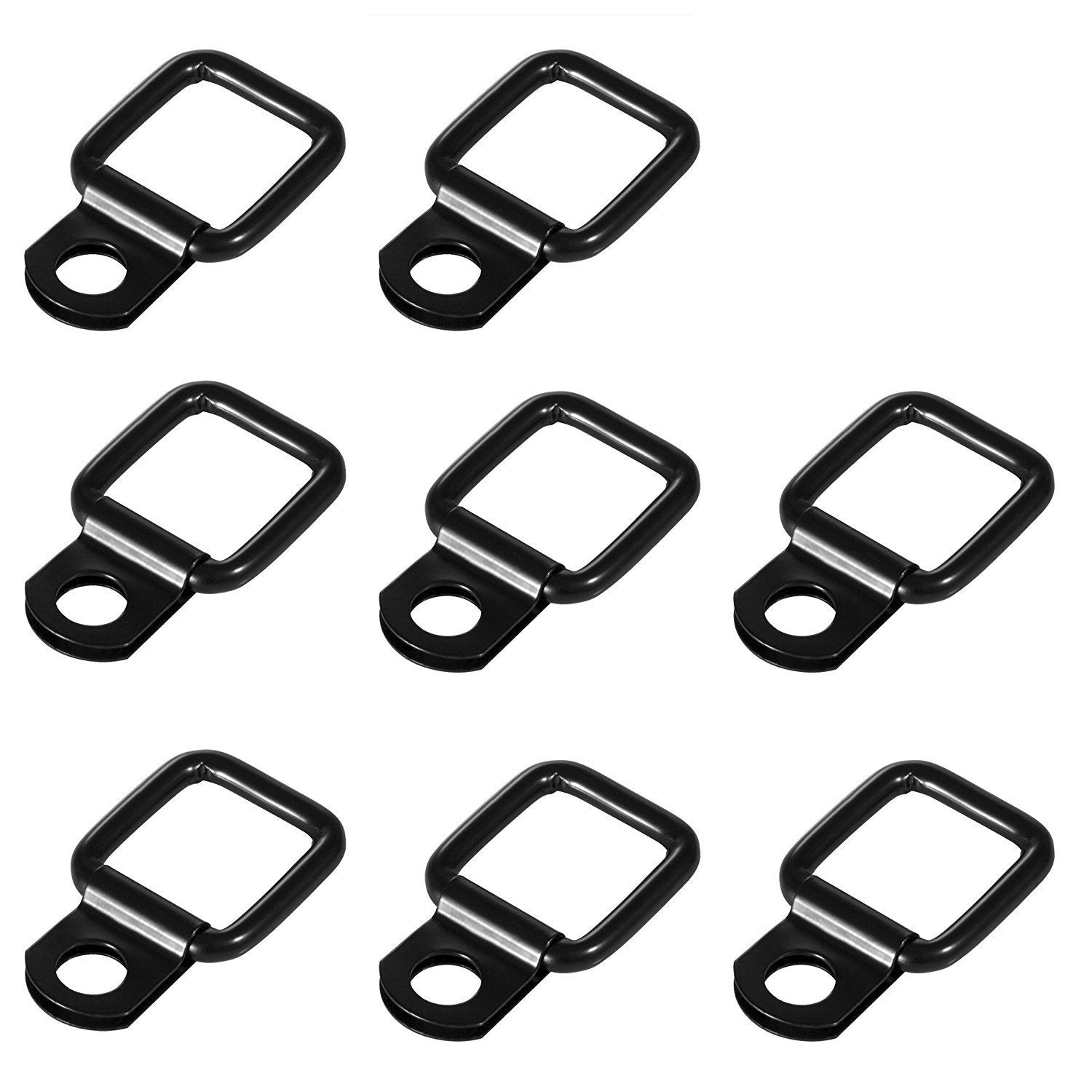 Dedc 8 Pack Hardtop Quick Removal Fastener Thumb Screws And Nuts, 8Pcs Tie Down D-Rings Anchors Replacement For 1995-2017 Jk Yj