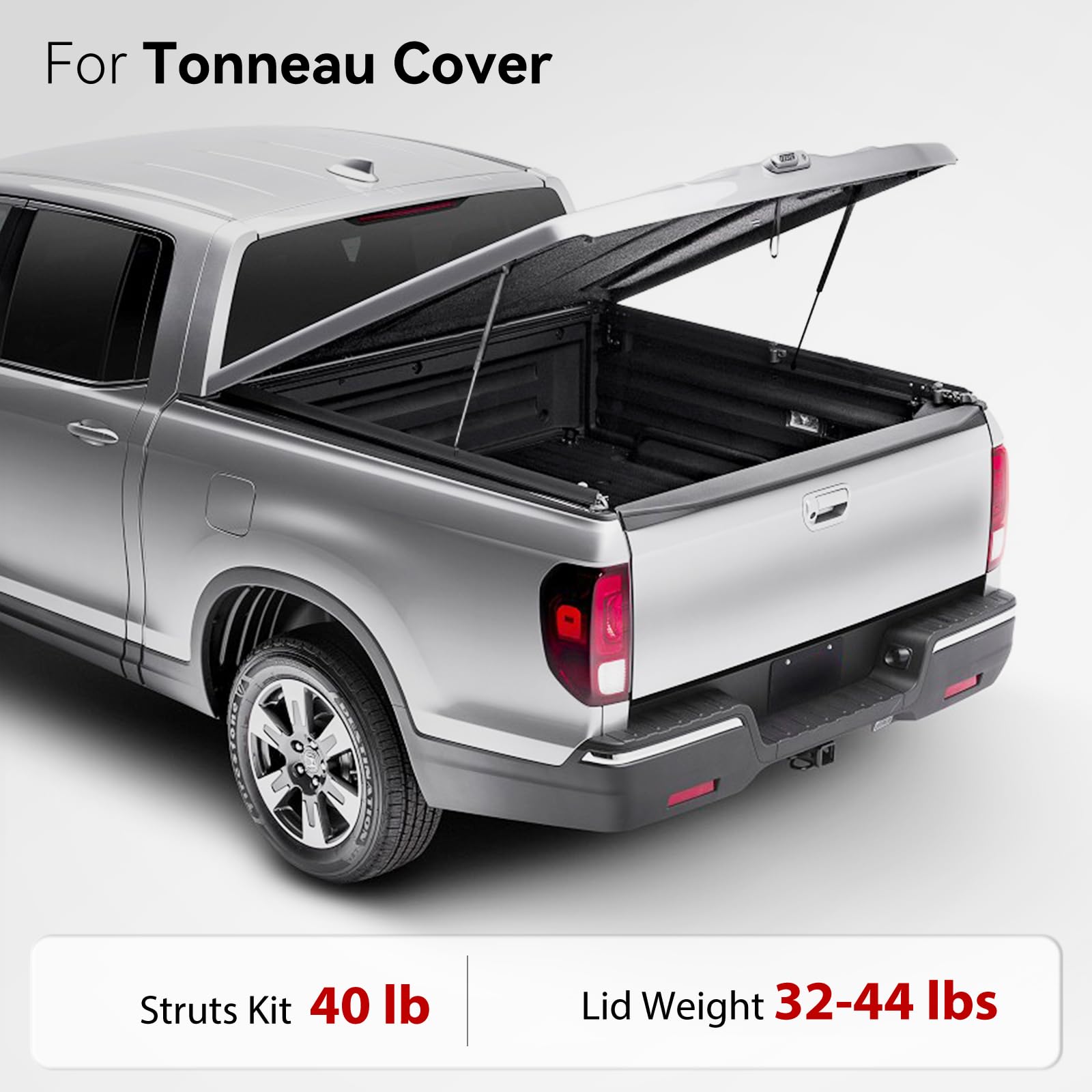 Vepagoo C1620652 23 Inch 40Lbs/178N Per Gas Strut Shock Lift Support For Rv Door, Truck Bed Cover Pickup Cab Camper Shell Window