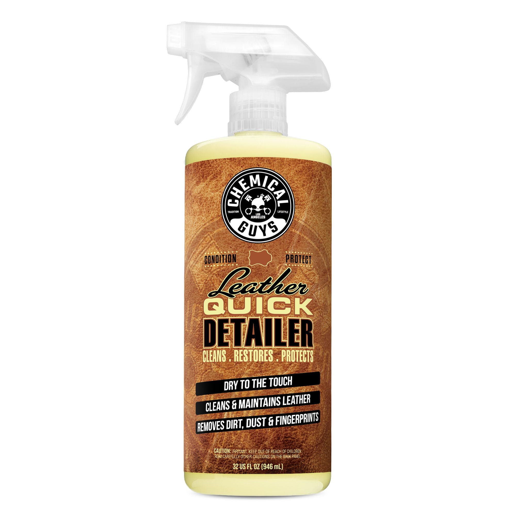 Chemical Guys Leather Quick Detailer For Car Interiors, Furniture, Apparel, Shoes, Sneakers, Boots, And More (Works On Natural,