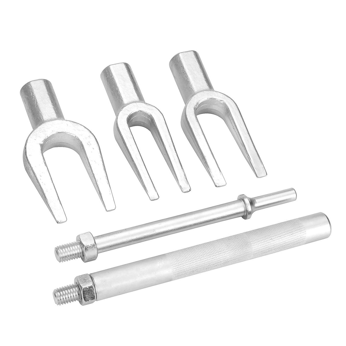 Oemtools 25261 Pickle Fork Kit, 5 Piece Pitman Arm Ball Joint & Tie Rod Tools Set, Works With Hand Or Air Hammer, Comes With Dur