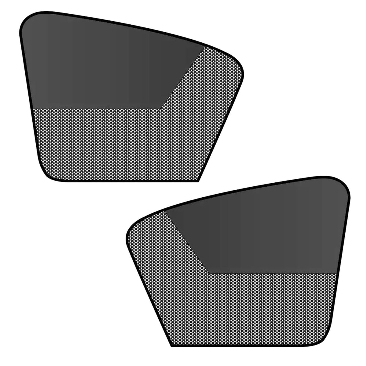 Magnetic Car Side Window Shade (2 Pcs) - Easy Install Sun Shade for Baby, Pets & Car Owners, UV Protection & Heat Blocking, Univ