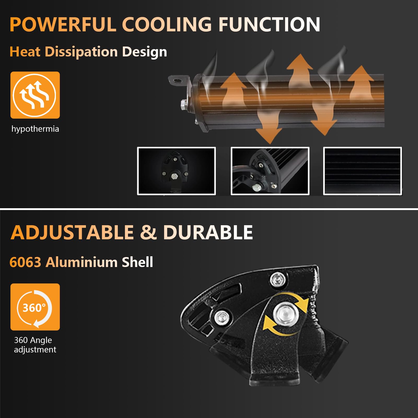 12 Inch Slimline Led Light Bar For Trucks, Led Single Row Offroad Driving Auxiliary Fog Light Pods 120W 10000Lm 12V 24V Marine T