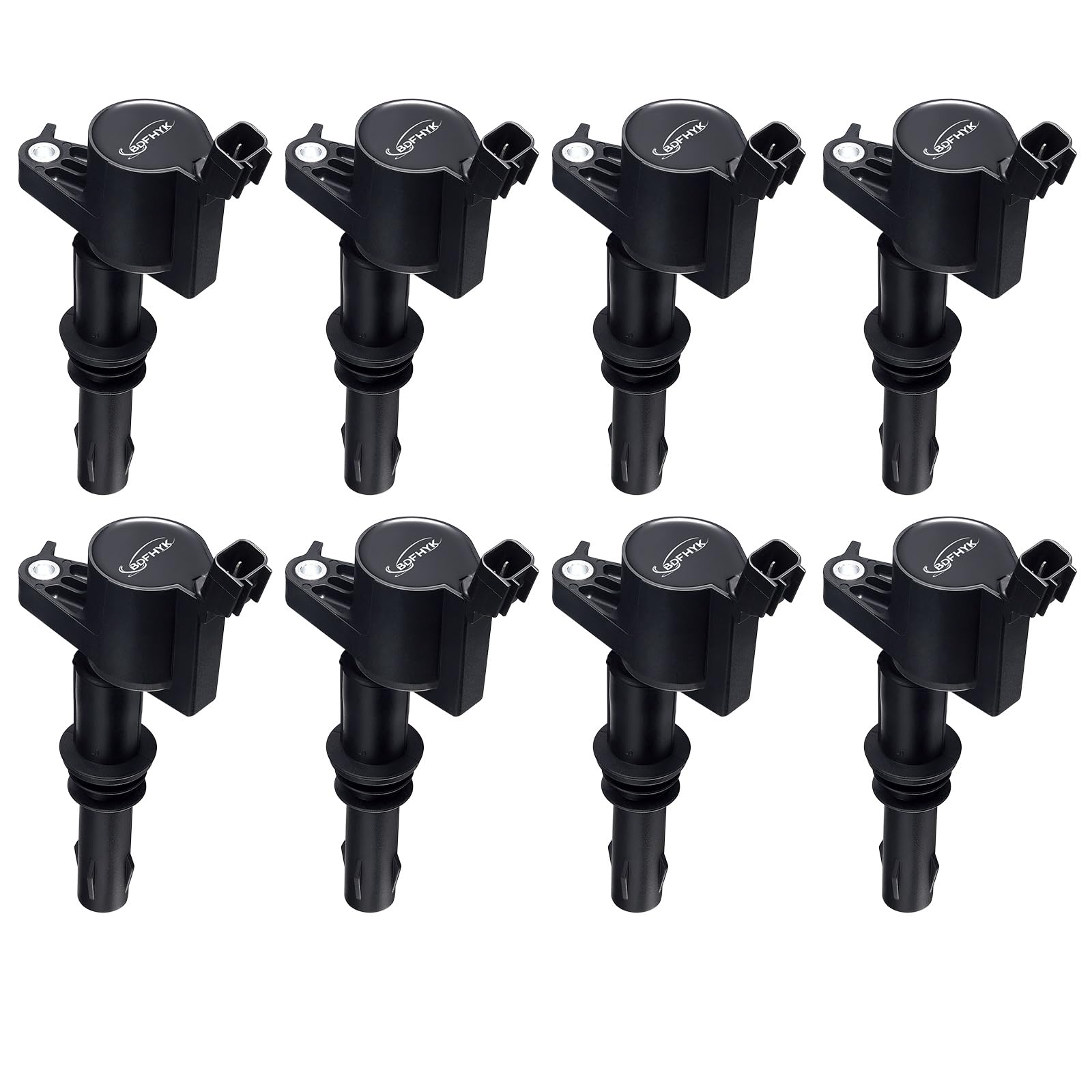 Bdfhyk 8 Pack Ignition Coils Compatible With Ford F150 Truck F250 Super Duty Truck, Compatible With Lincoln V8 V10 4.6L 5.4L 6.8