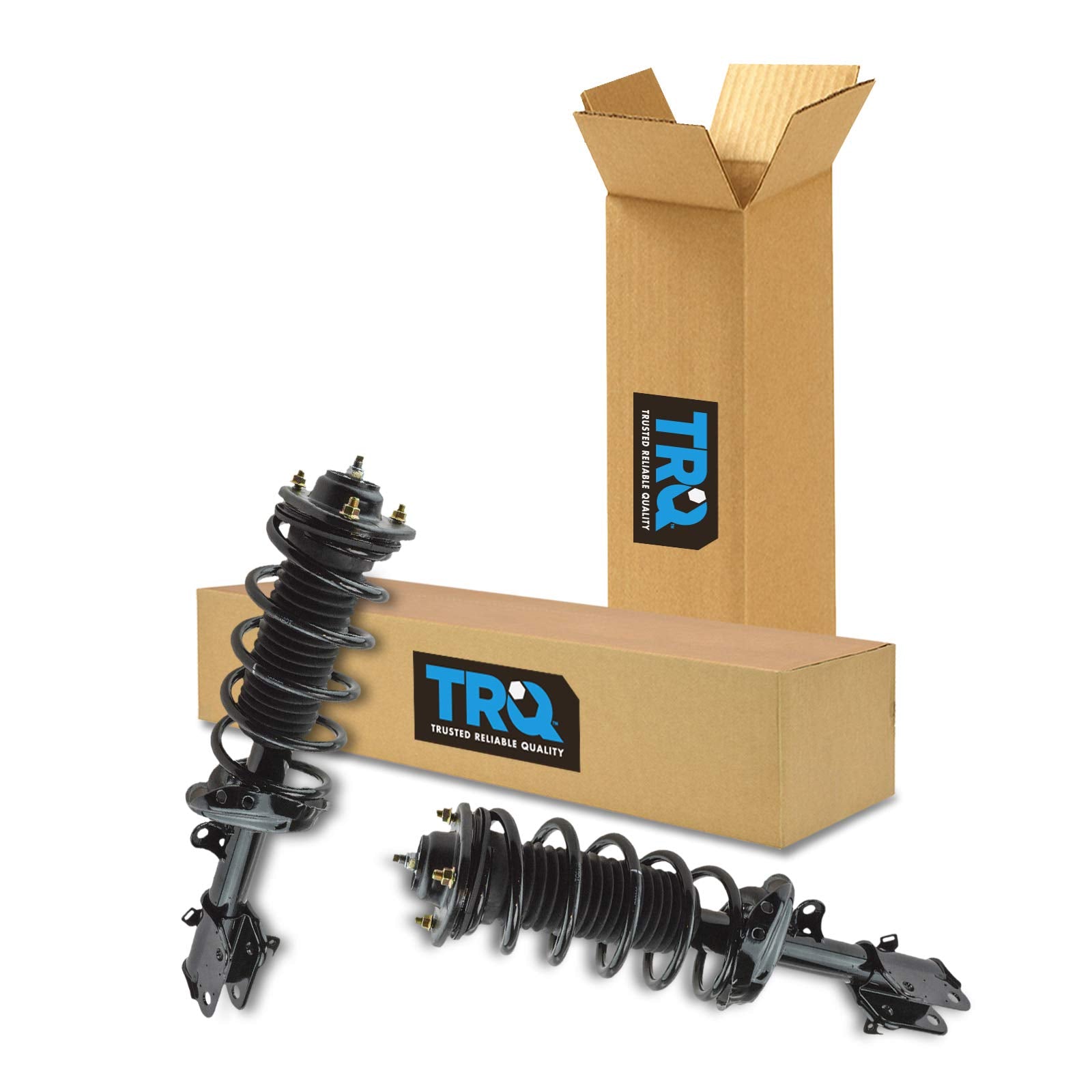 Trq Front Strut & Coil Spring Assembly Set Driver & Passenger Sides Compatible With 08-10 Honda Odyssey