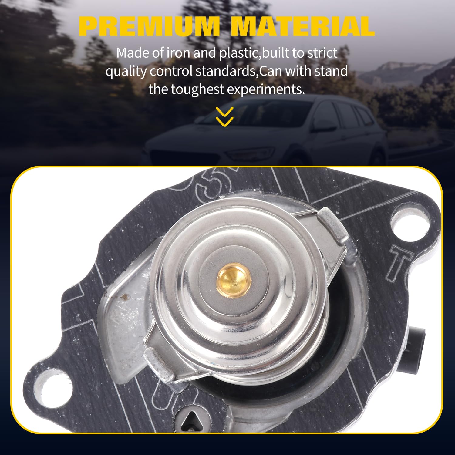 OCPTY Thermostat Housing Fit for Dodge Sprinter 2500 2007-2008,for Mercedes-Benz CL550 2007-2012,for Mercedes-Benz CLK550 2007-2